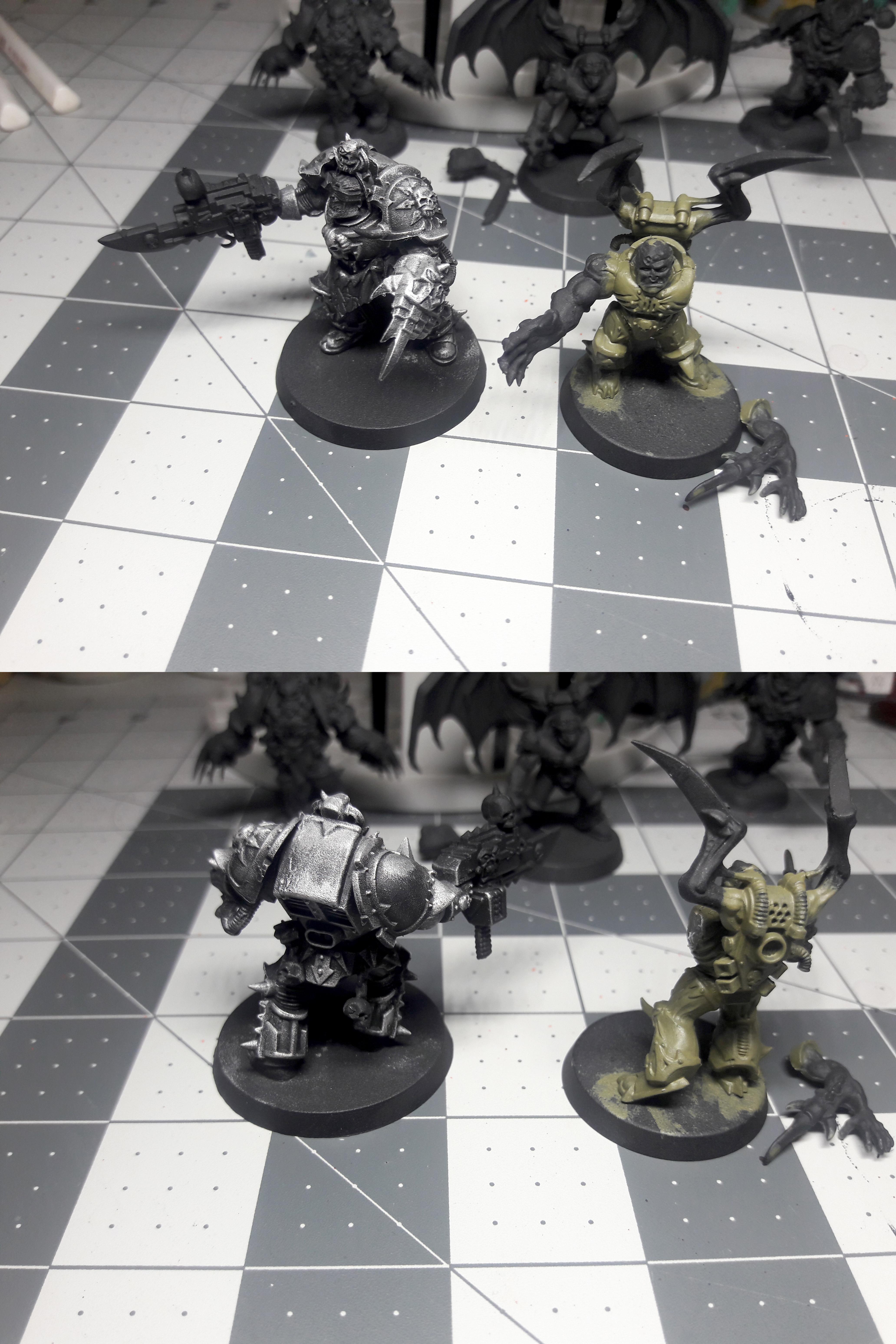 Fallen, Nurgle, Plague Marines, Possessed, Terminator Armor