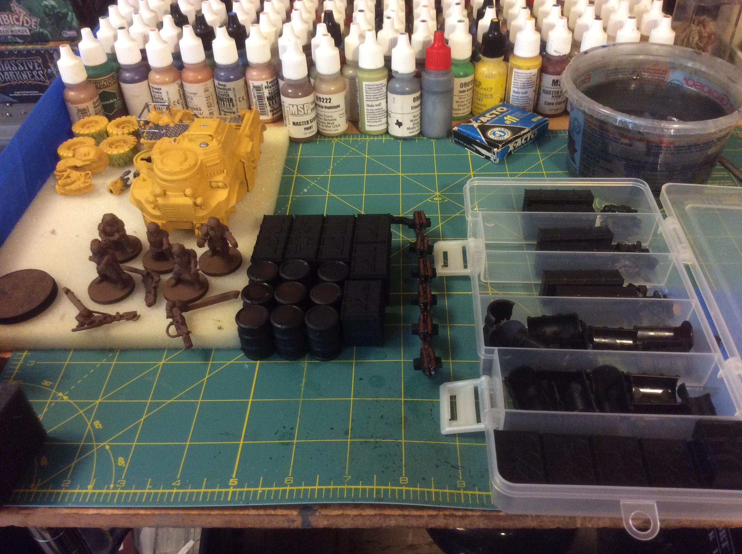 Work In Progress, Desk sep6, 2018