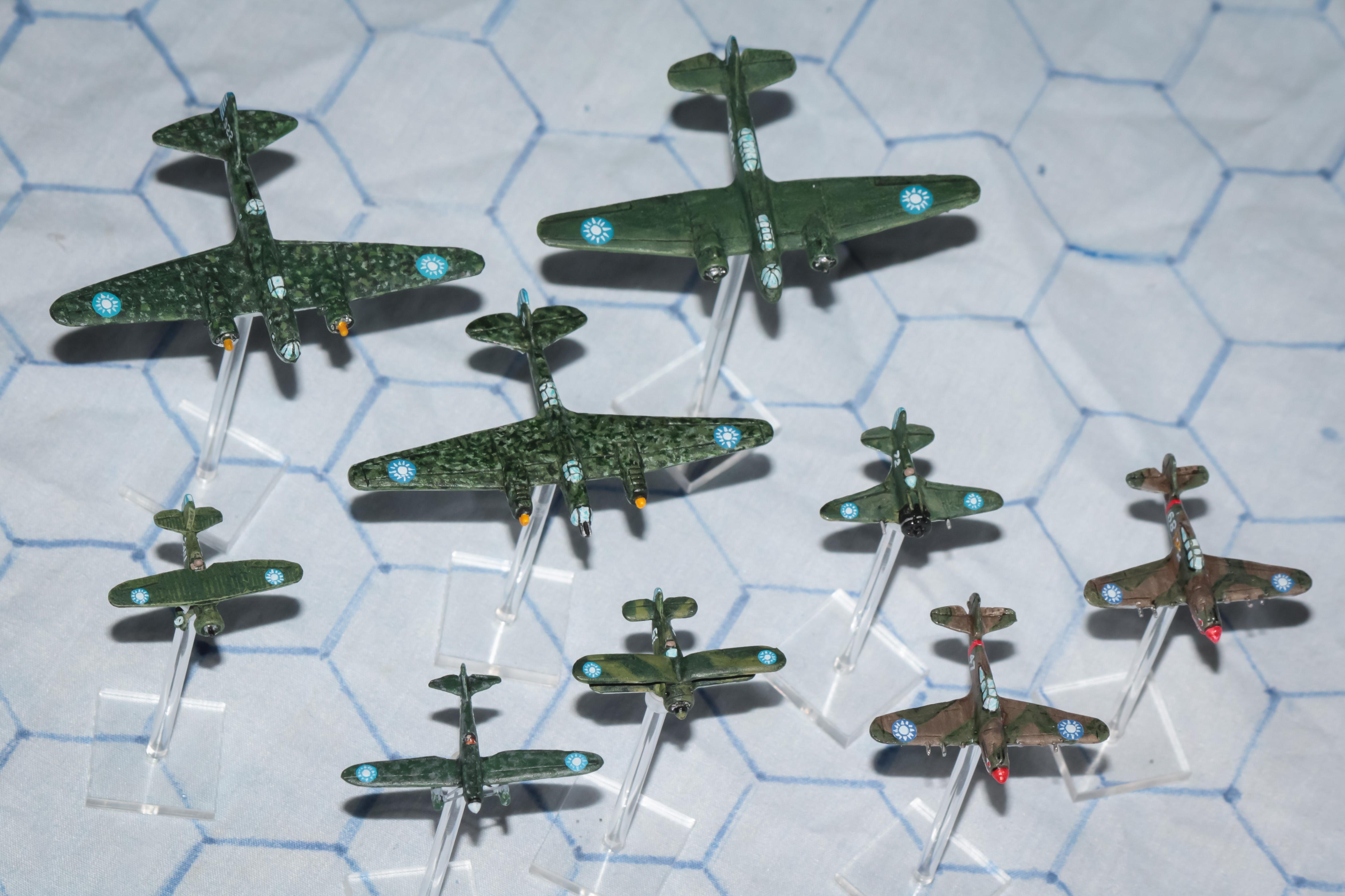 1:300 Scale, 6mm Scale, Air Combat, Finland, French, Germans, Imperial Japan, Italian, Luftwaffe, Raf, Republic Of China, Soviet, Usaaf, World War 2