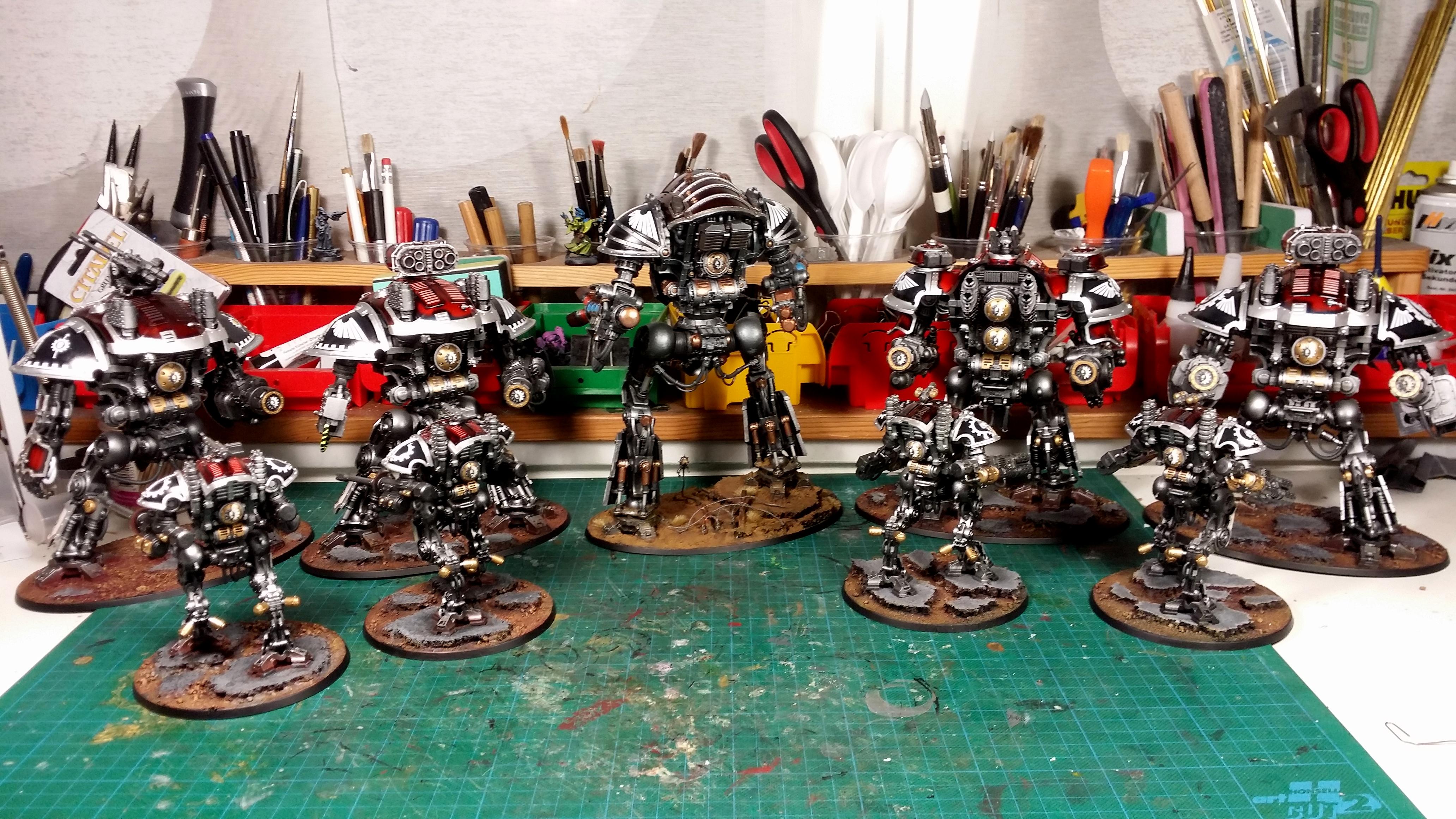 Imperial Knights, Questor Mechanicus, Taranis, Warhammer 40,000, Work In Progress