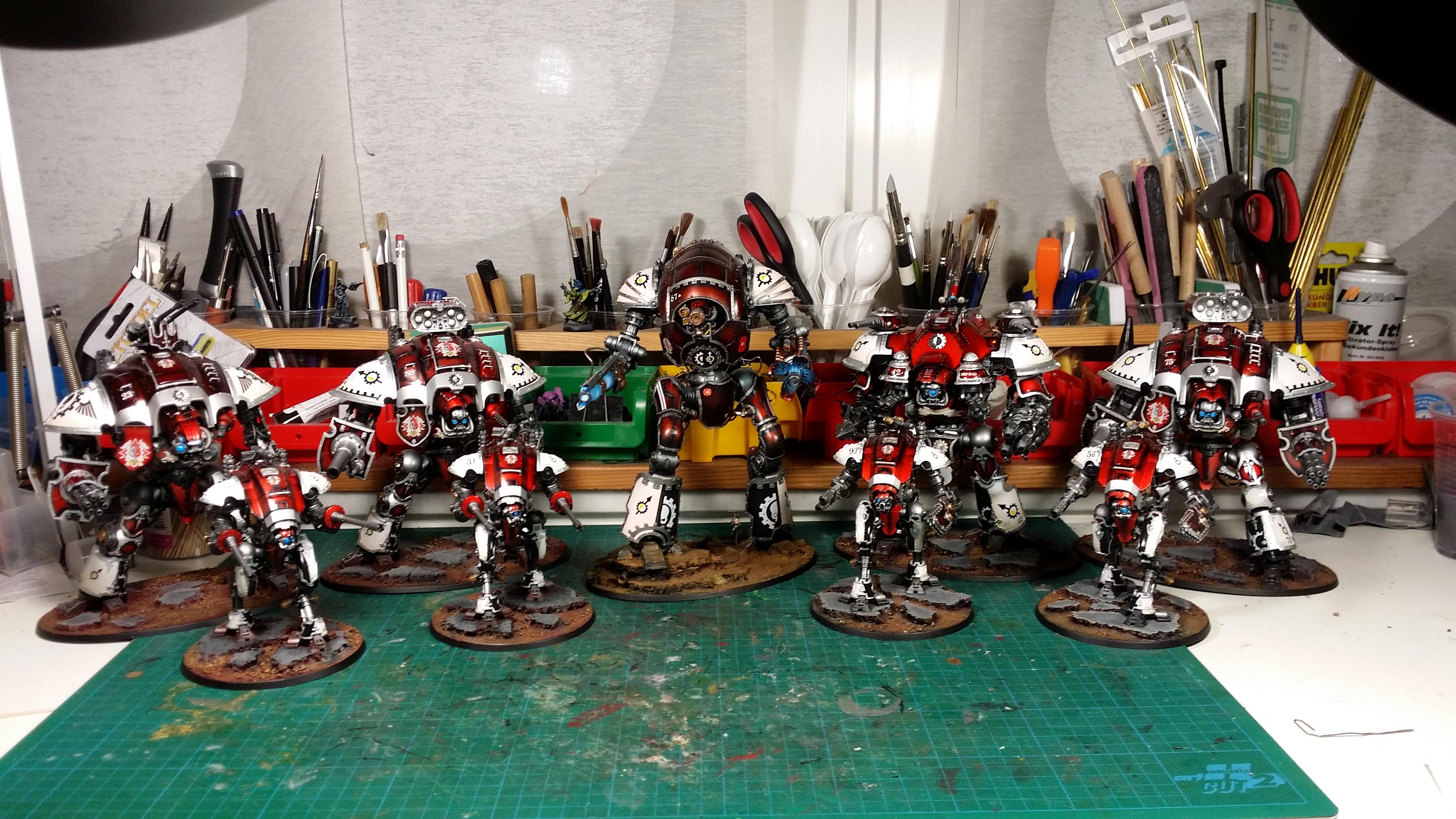 Imperial Knights, Questor Mechanicus, Taranis, Warhammer 40,000, Work In Progress