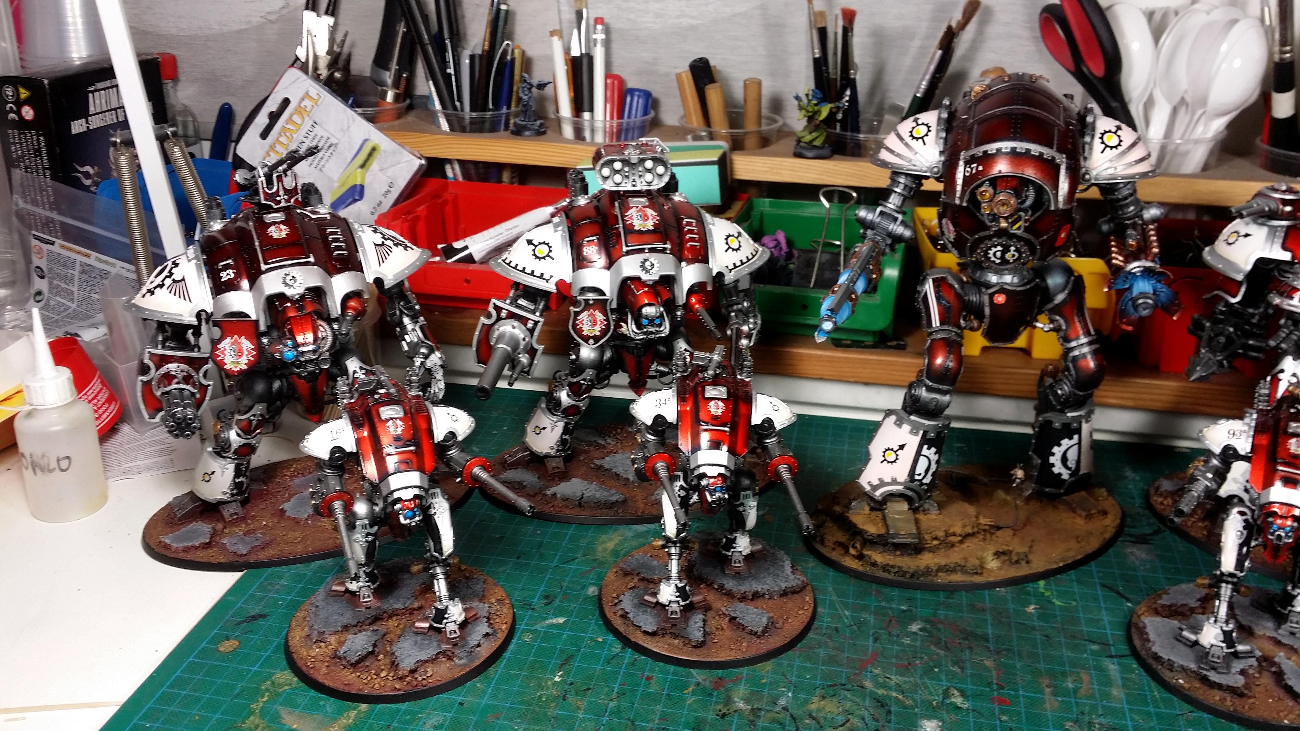 Imperial Knights, Questor Mechanicus, Taranis, Warhammer 40,000, Work In Progress