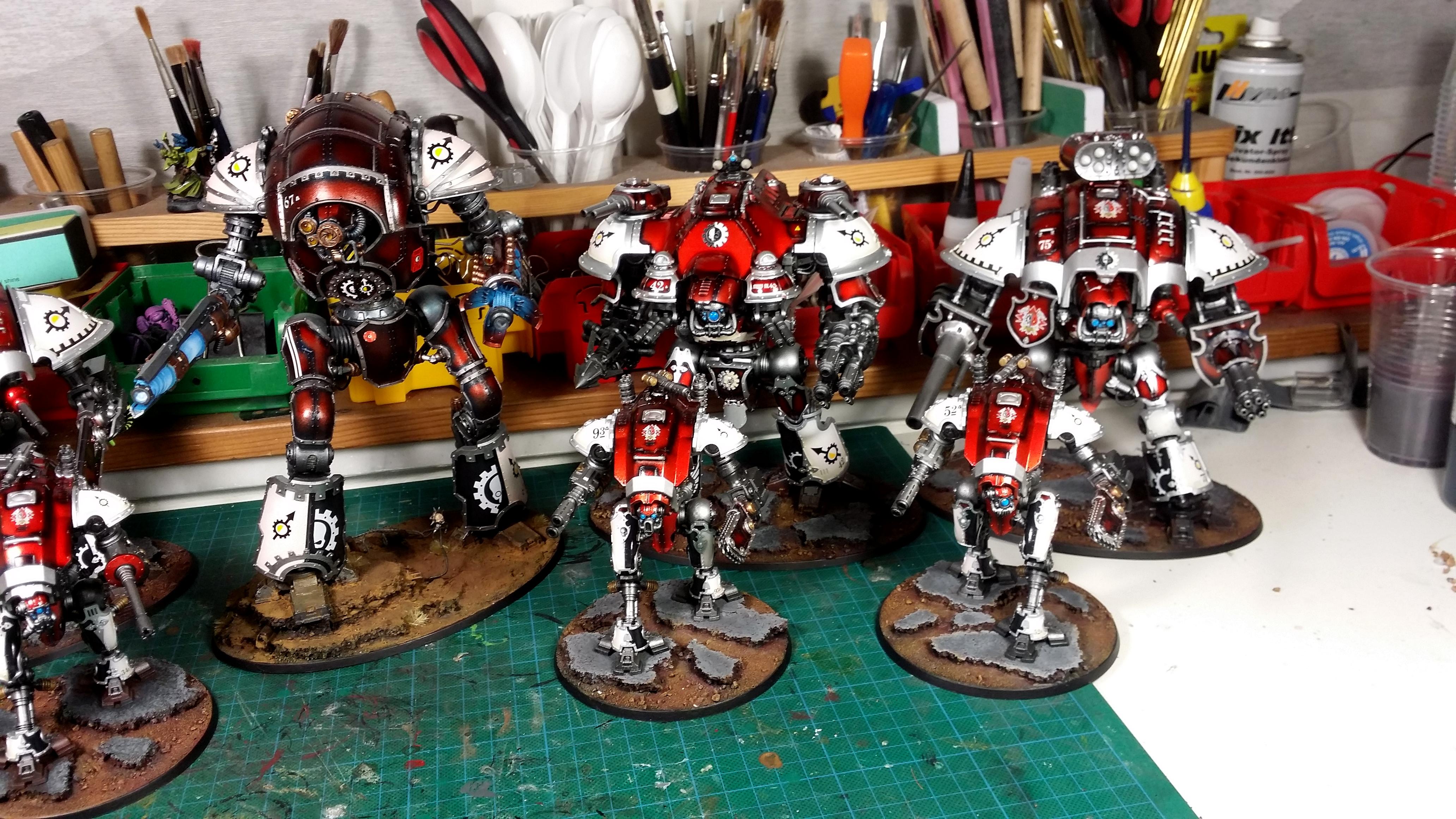 Imperial Knights, Questor Mechanicus, Taranis, Warhammer 40,000, Work In Progress