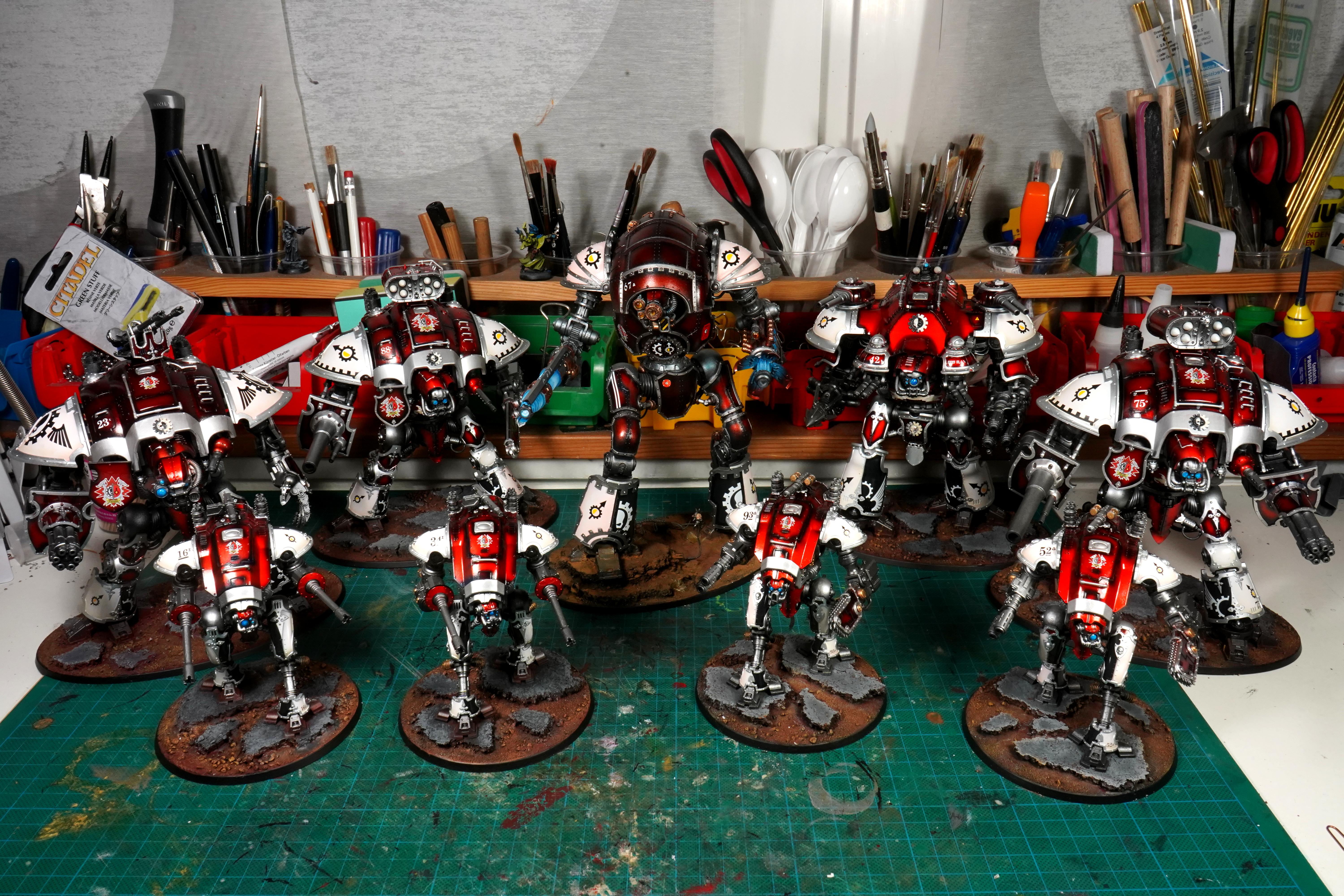 Imperial Knights, Questor Imperialis, Taranis, Warhammer 40,000, Work In Progress