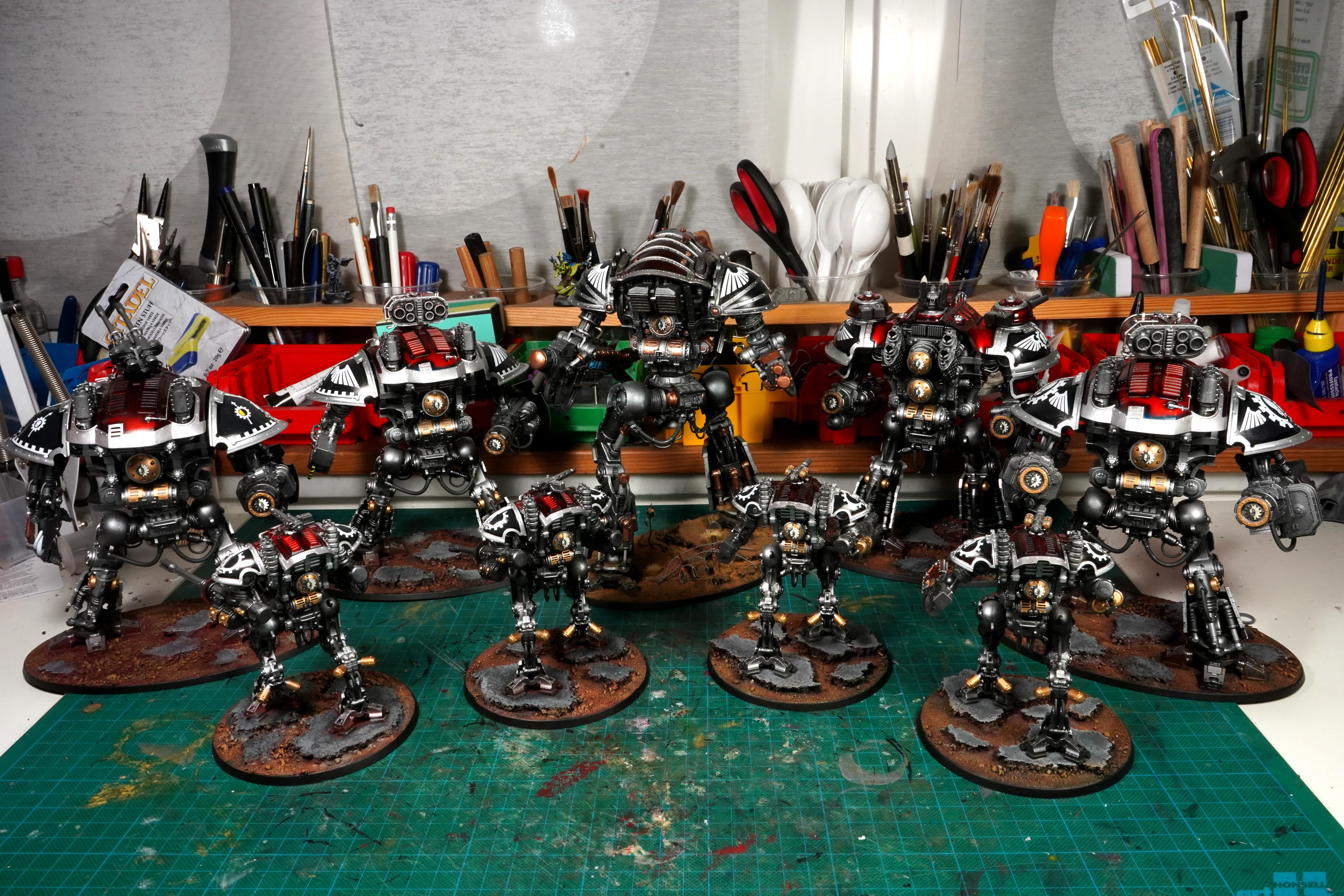 Imperial Knights, Questor Imperialis, Taranis, Warhammer 40,000, Work In Progress