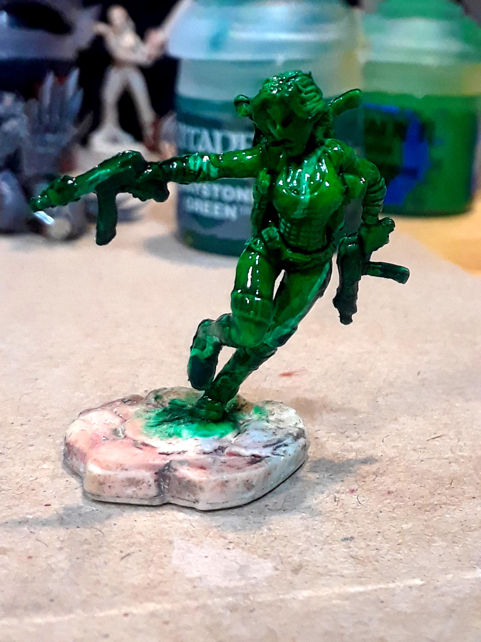 testing painting technique