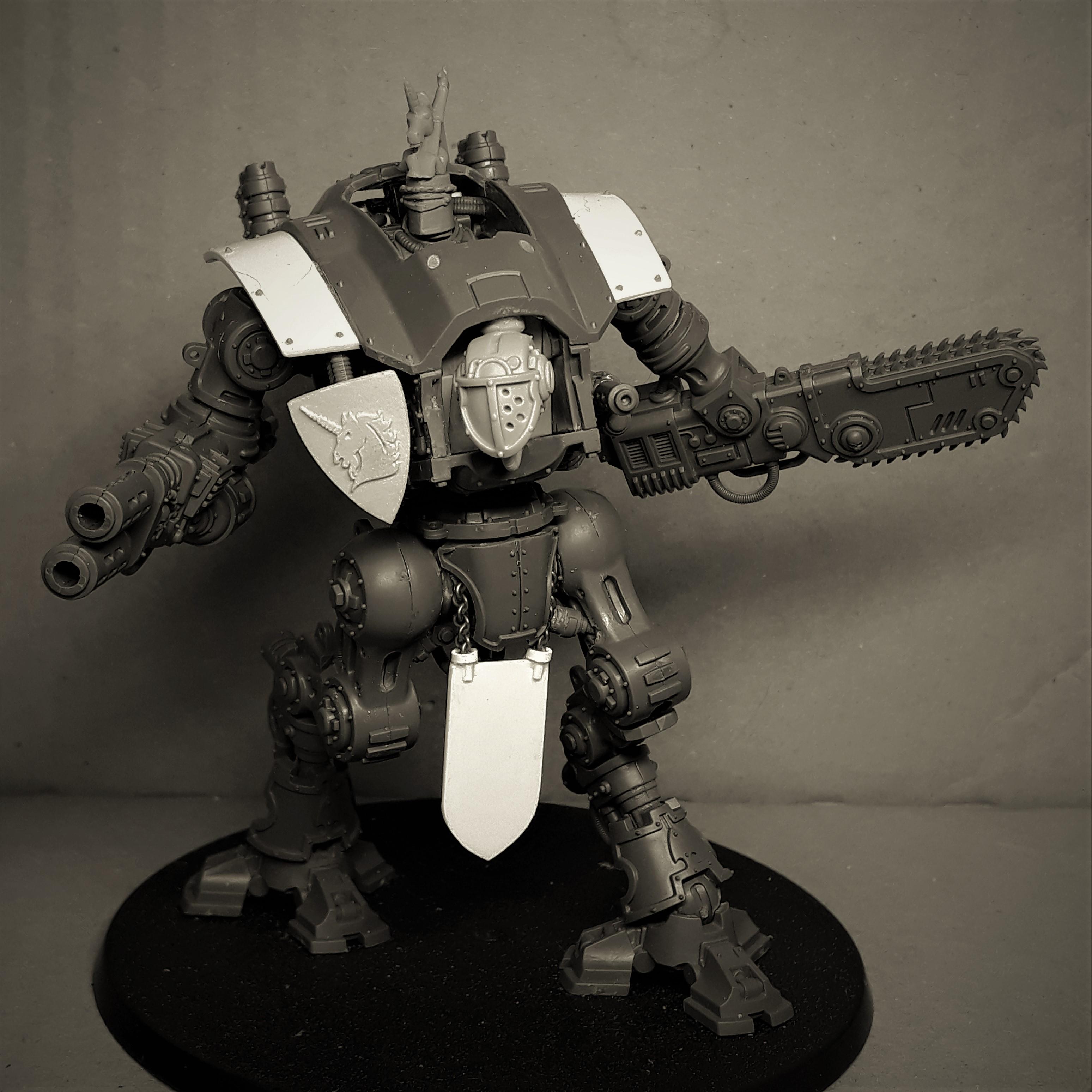 Armiger Warglaive, Armiger Warglaives, Conversion, Imperial Knight, Imperial Knight Heads, Kitbash, Knight Armiger, Mini Knight, Mini Knights, Warhammer 40,000