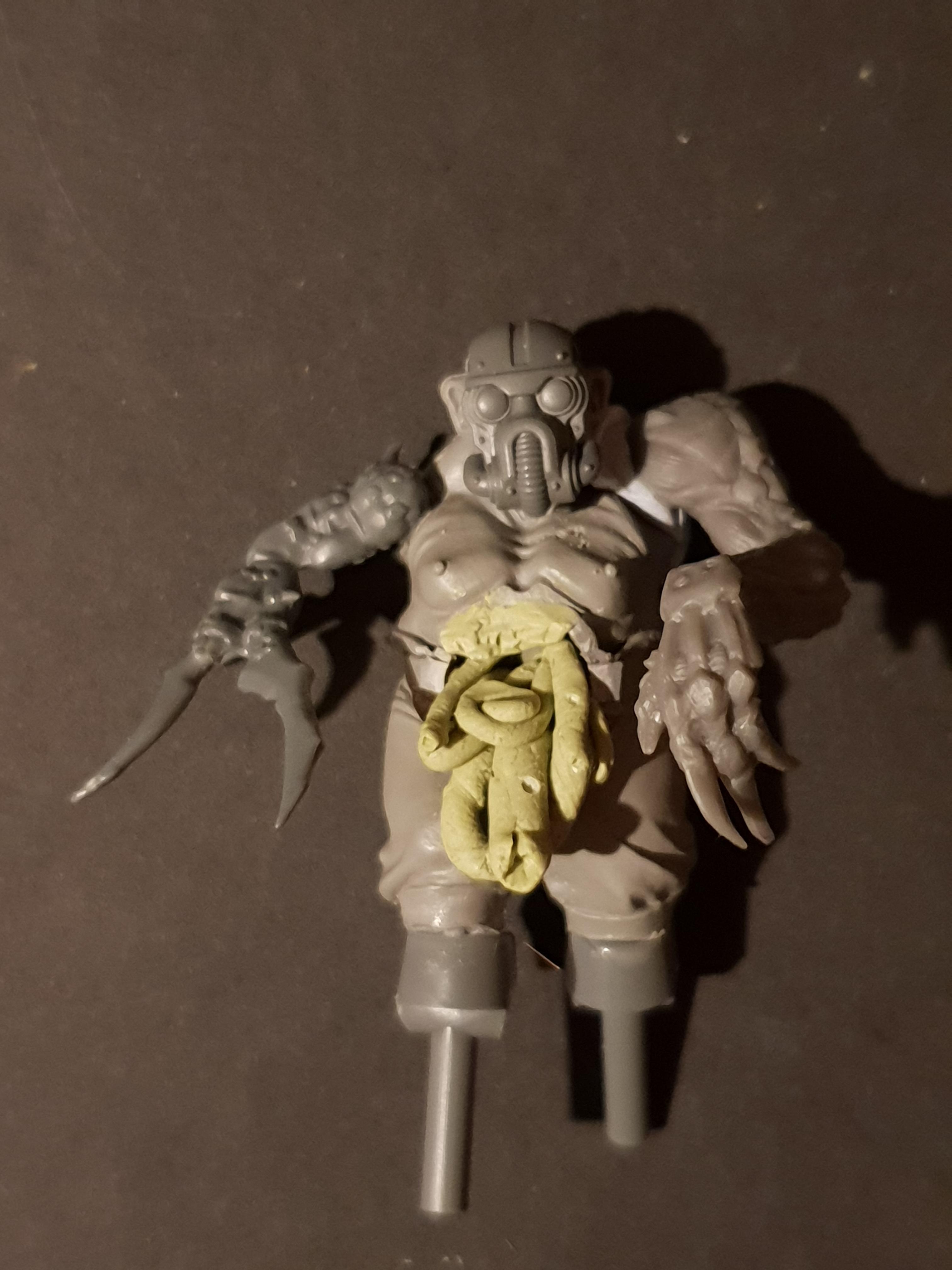 Chaos, Conversion, Nurgle, Warhammer 40,000, Work In Progress