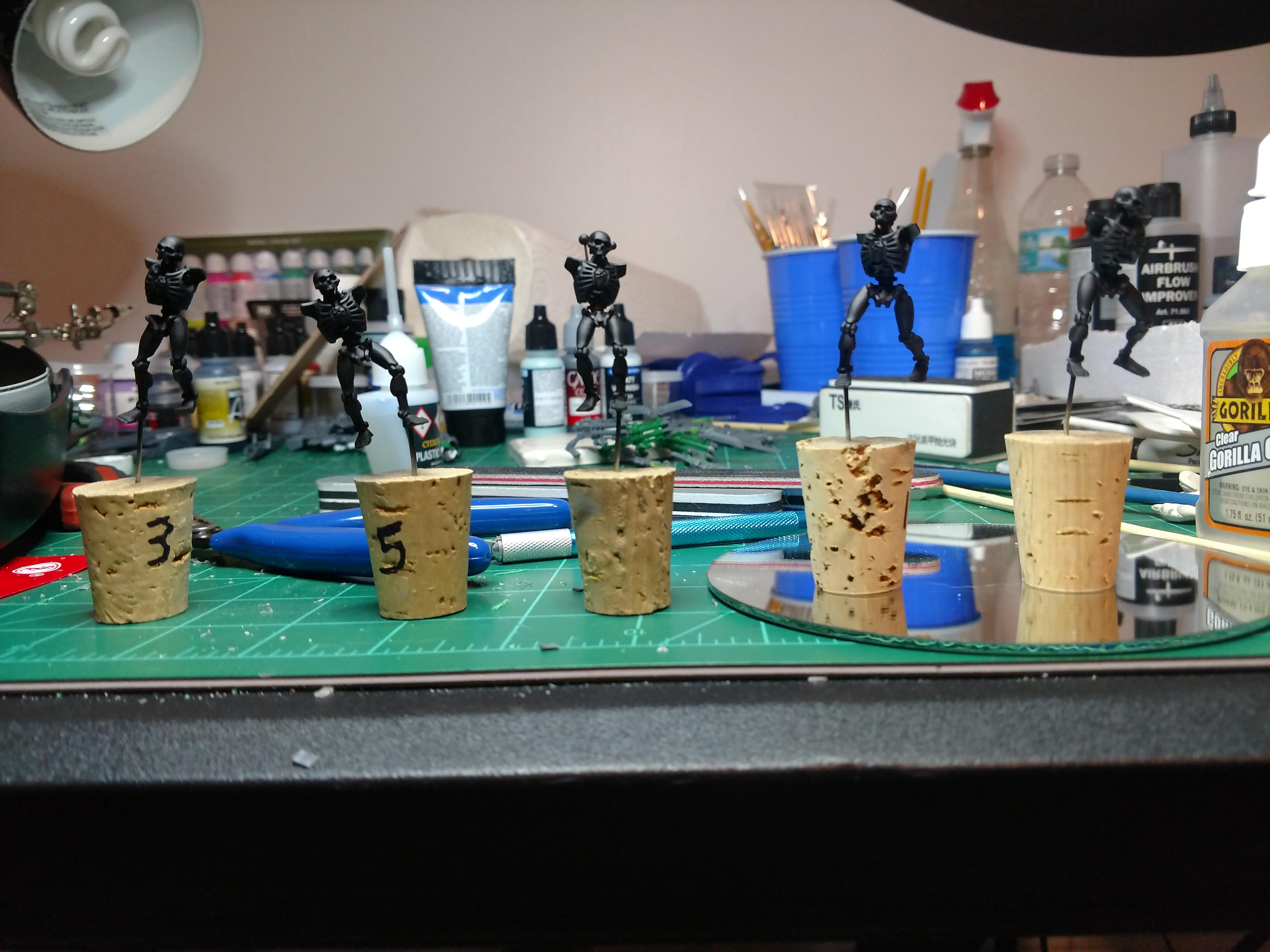 Conversion, Necrons, Warhammer 40,000, Warriors