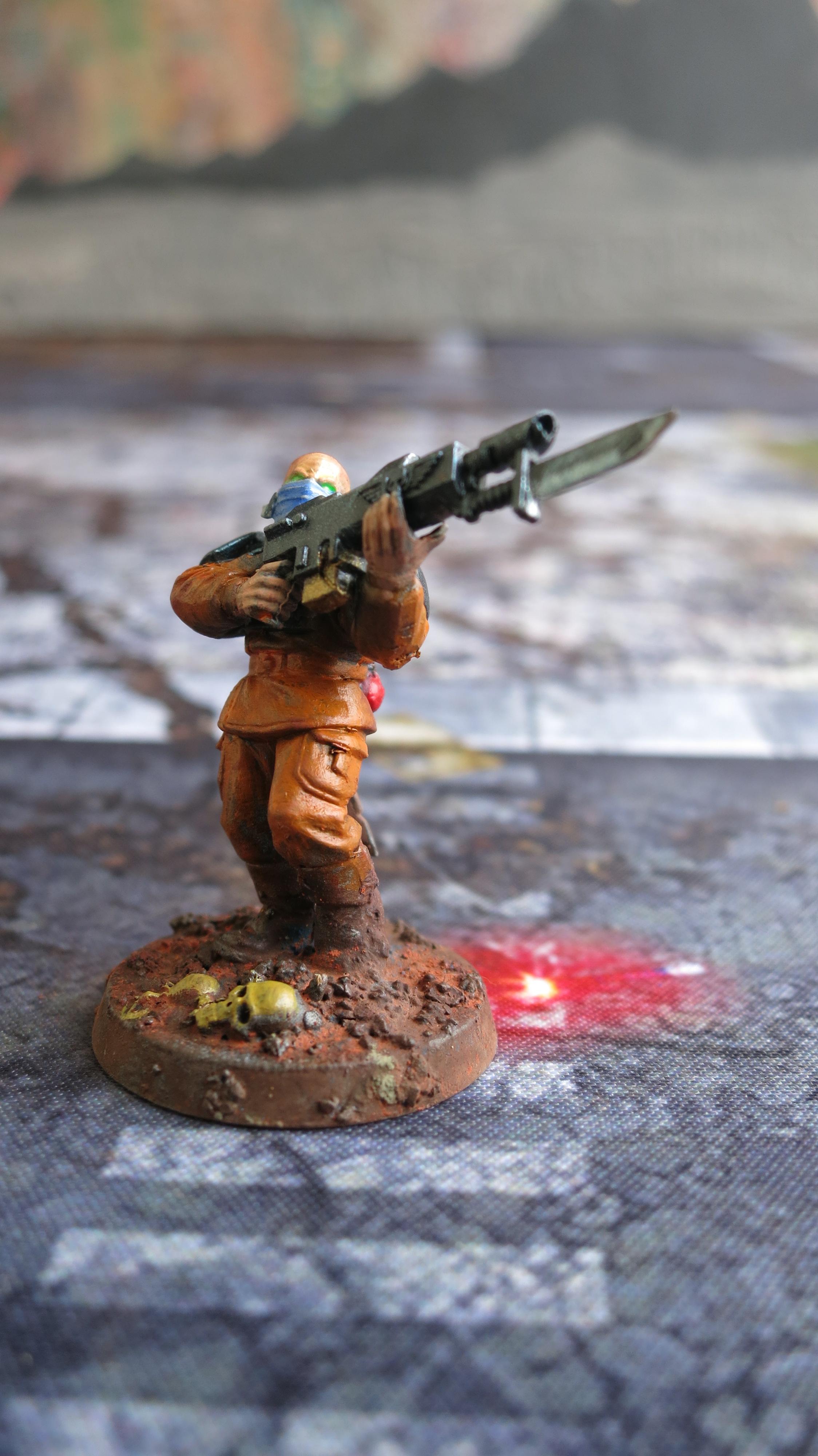 Brood Brothers, Genestealer Cult, Guardsmen, Infantry Squad, Lasgun
