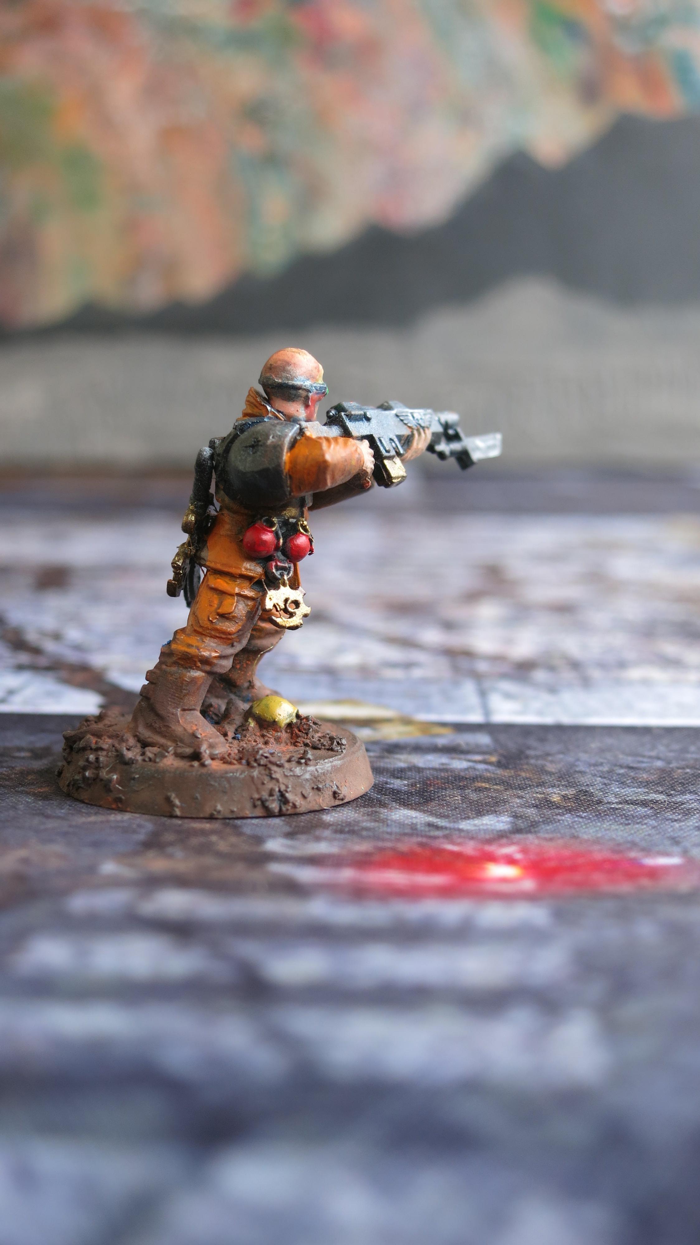 Brood Brothers, Genestealer Cult, Guardsmen, Infantry Squad, Lasgun