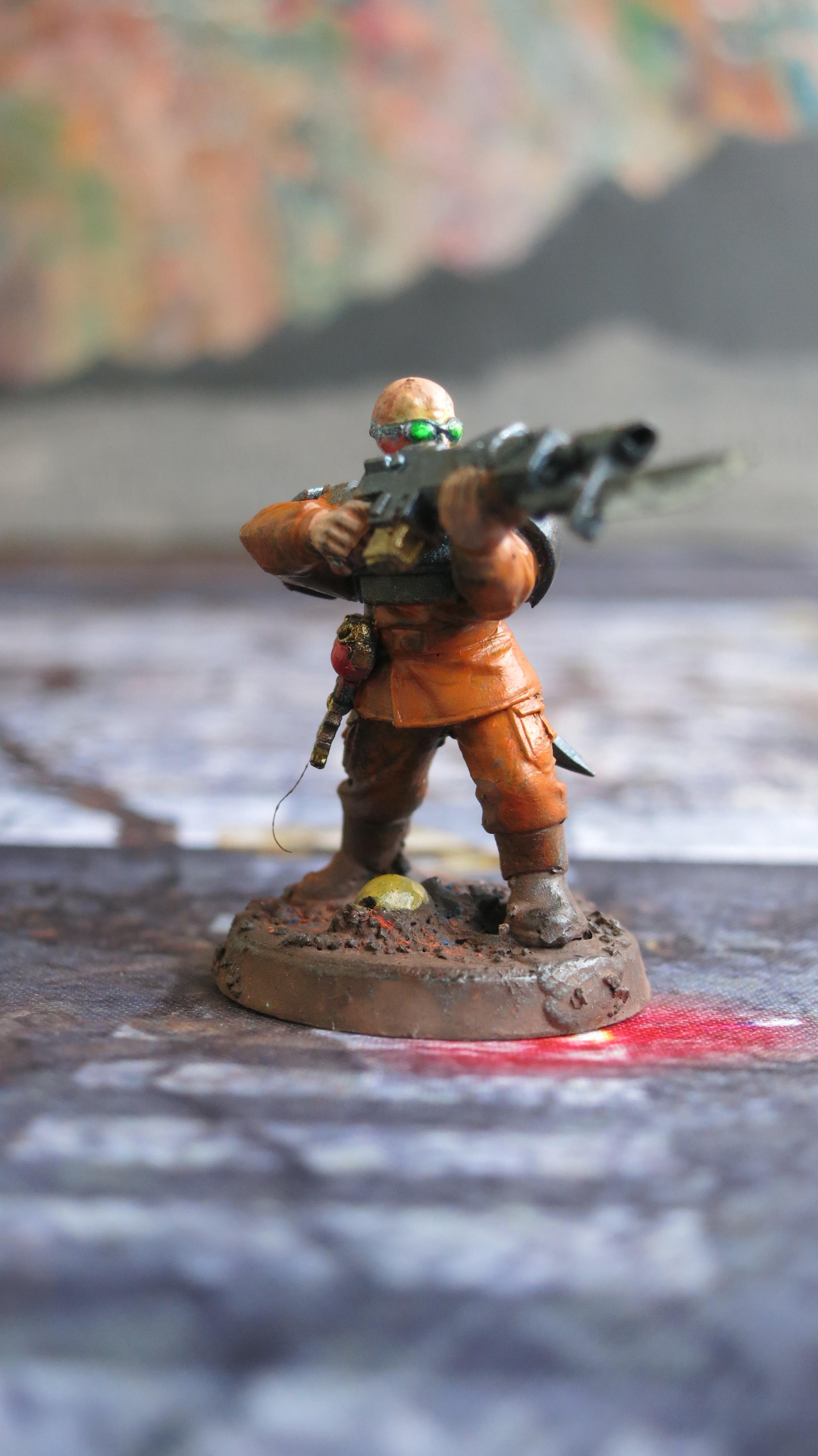Brood Brothers, Genestealer Cult, Guardsmen, Infantry Squad, Lasgun