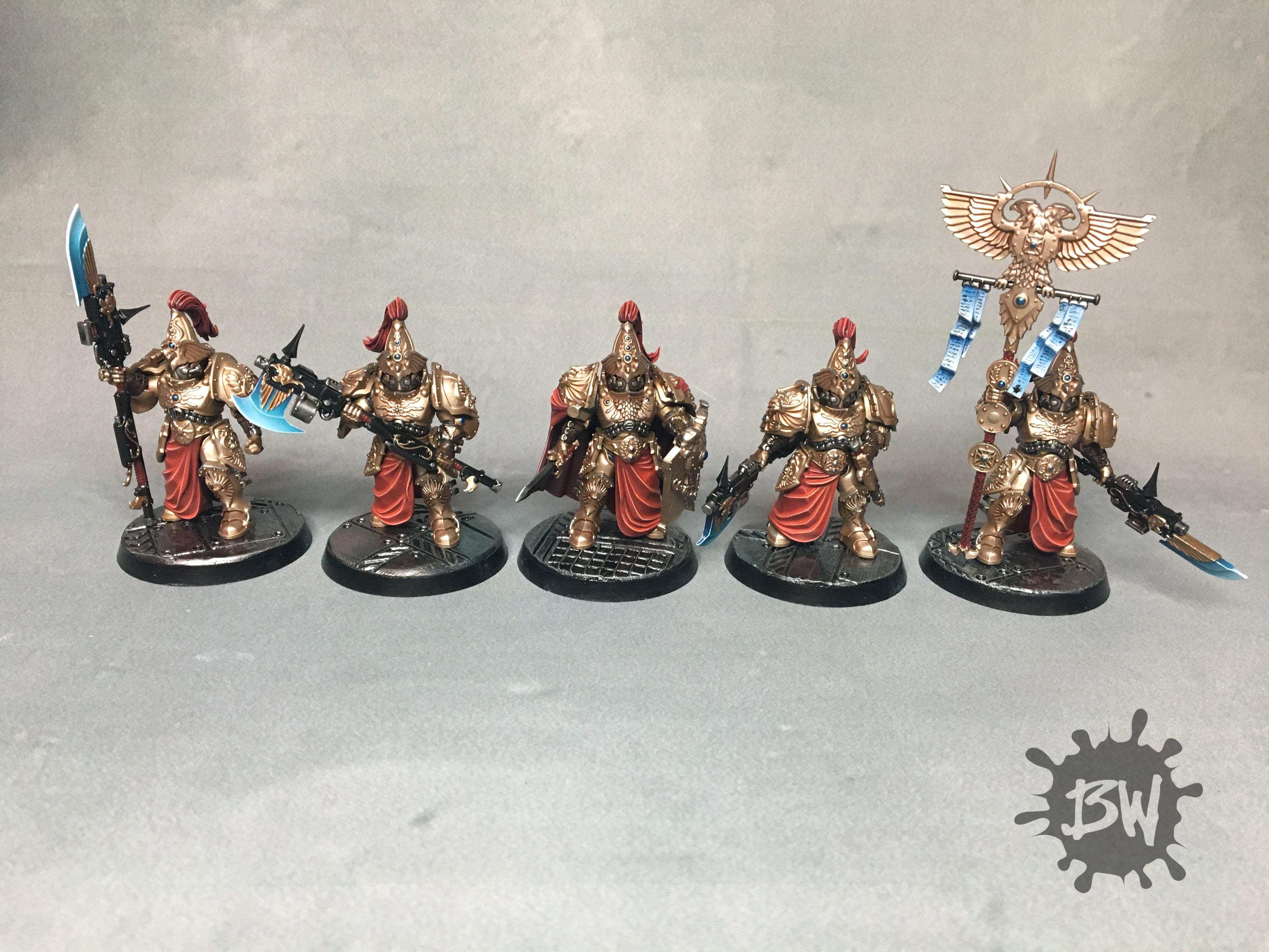 Adeptus Custodes, Bawpainting, Captain-general Trajann Valoris, Commission, Custodian Wardens, Imperium, Painting, Warhammer 40,000, Warhammer Fantasy