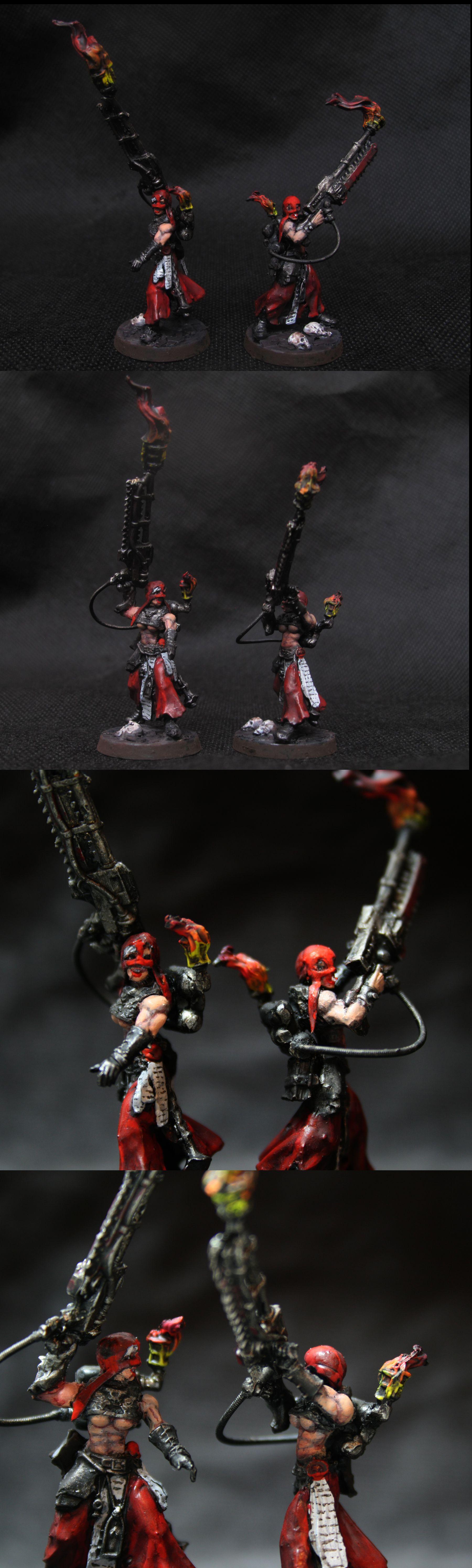 Eviscerator, Flamer, Repentia, Sisters Of Battle