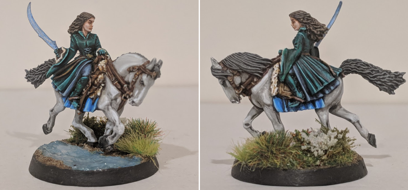 Arwen, mounted