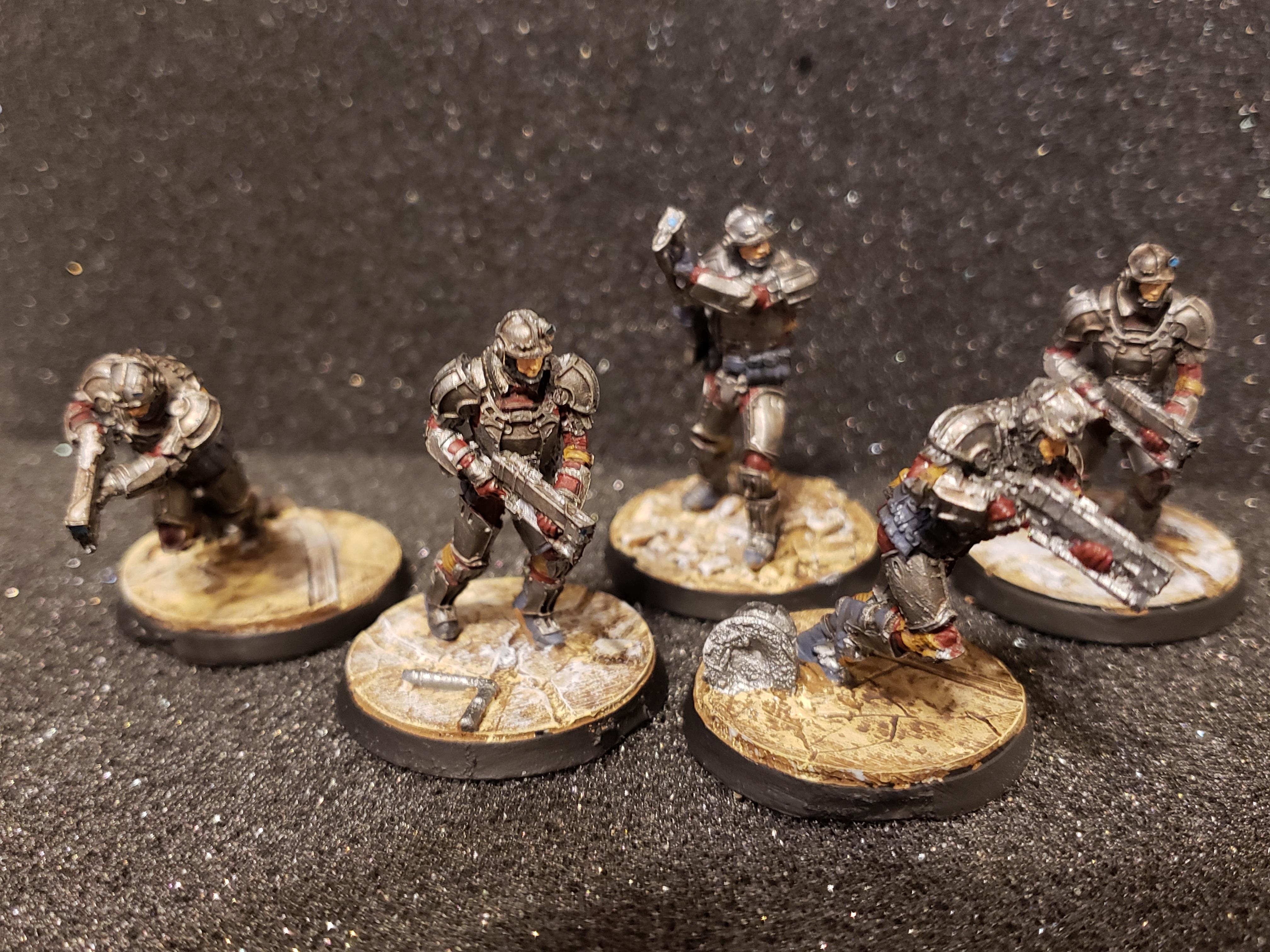 Brotherhood Of Steel, Fallout Wasteland Warfare, Frontline Knights