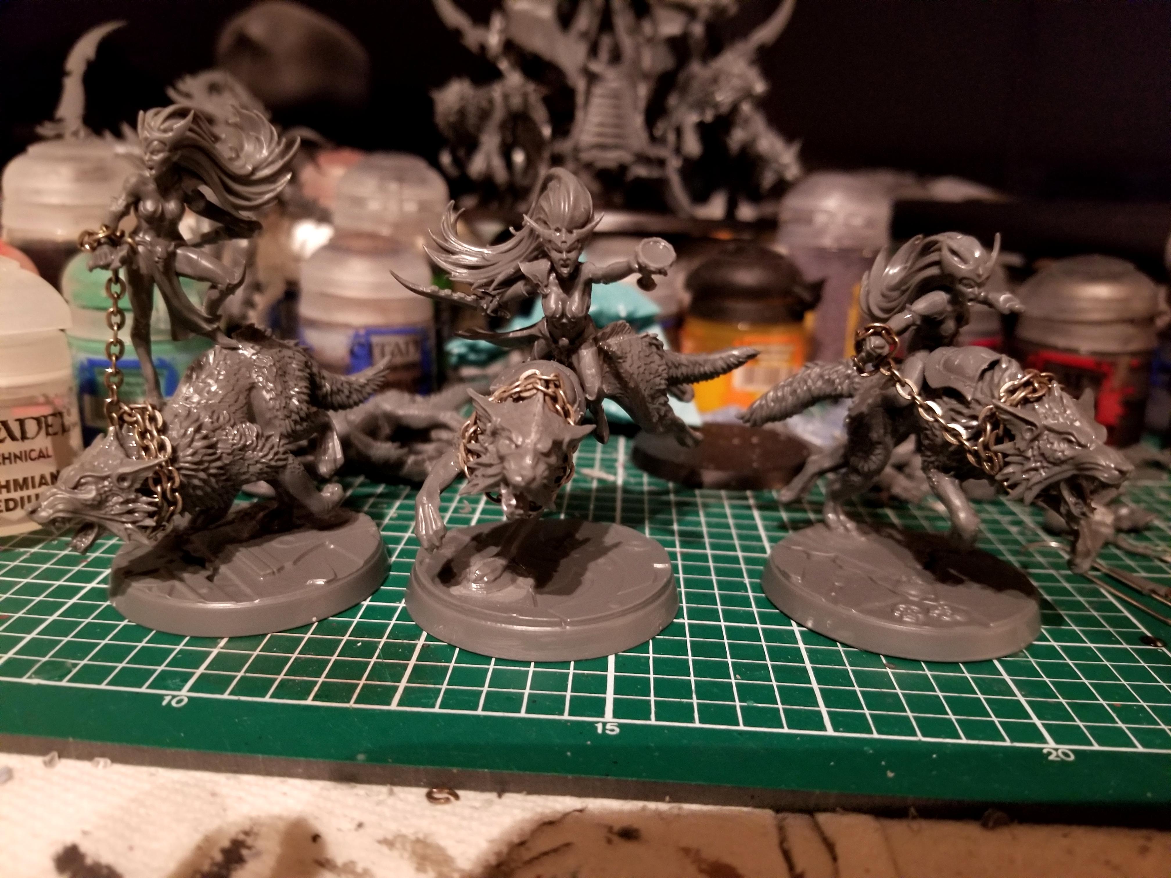 Daughters Of Khaine, Ghur, Hag Queen, Wolf, Wolves