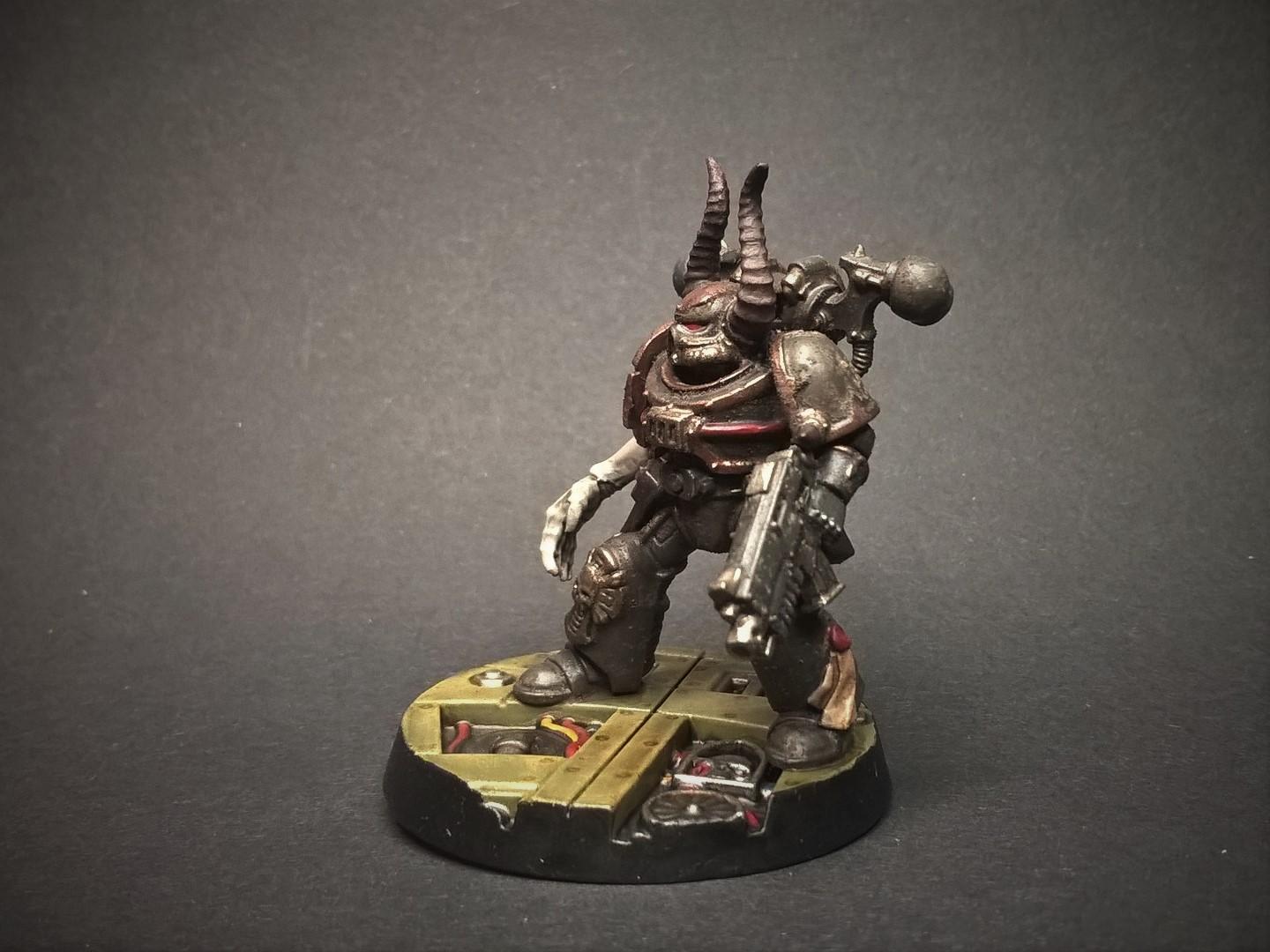 Black Legion, Chaos, Chaos Space Marines, Conversion, True Scale, Warhammer 40,000