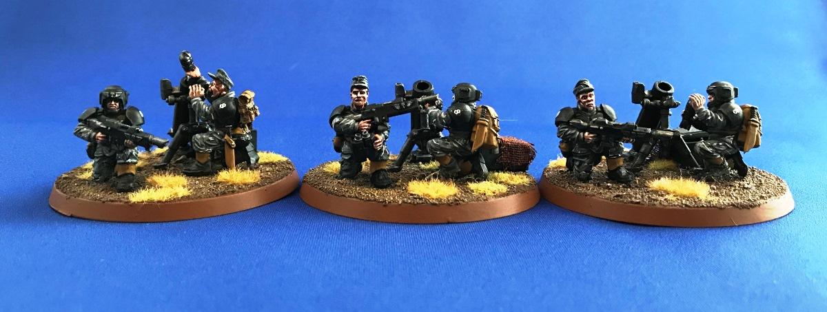 8th Regiment, Imperial Guard, Mortar Squads, Necromundian, Spiders