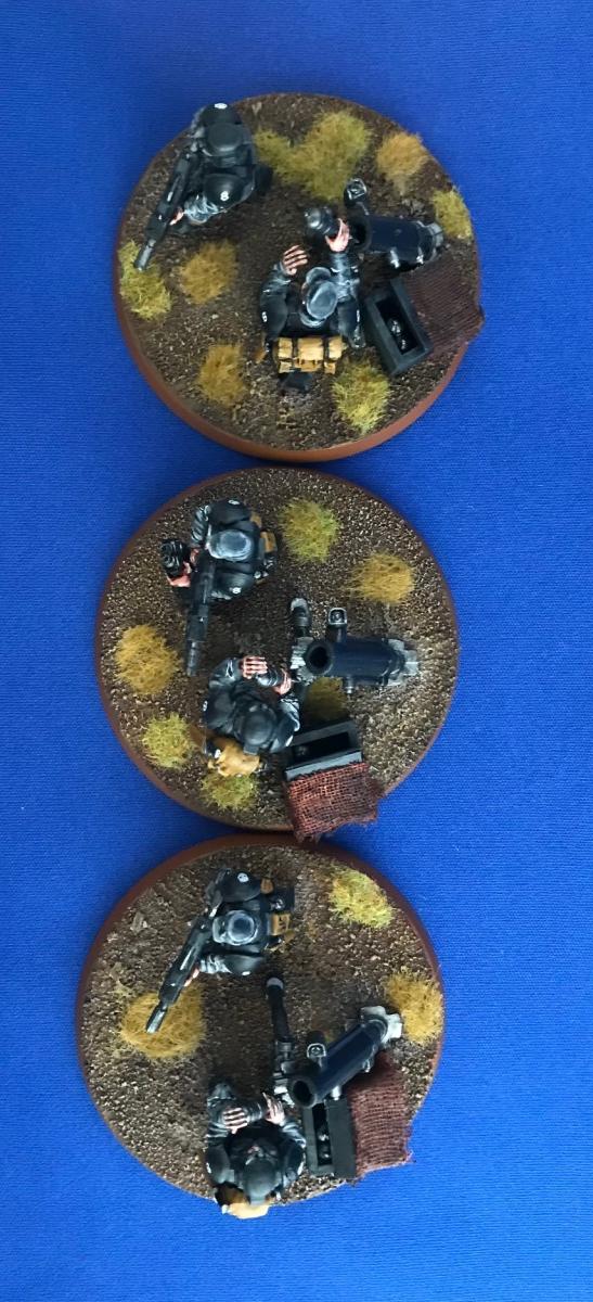 8th Regiment, Imperial Guard, Mortar Squads, Necromundian, Spiders
