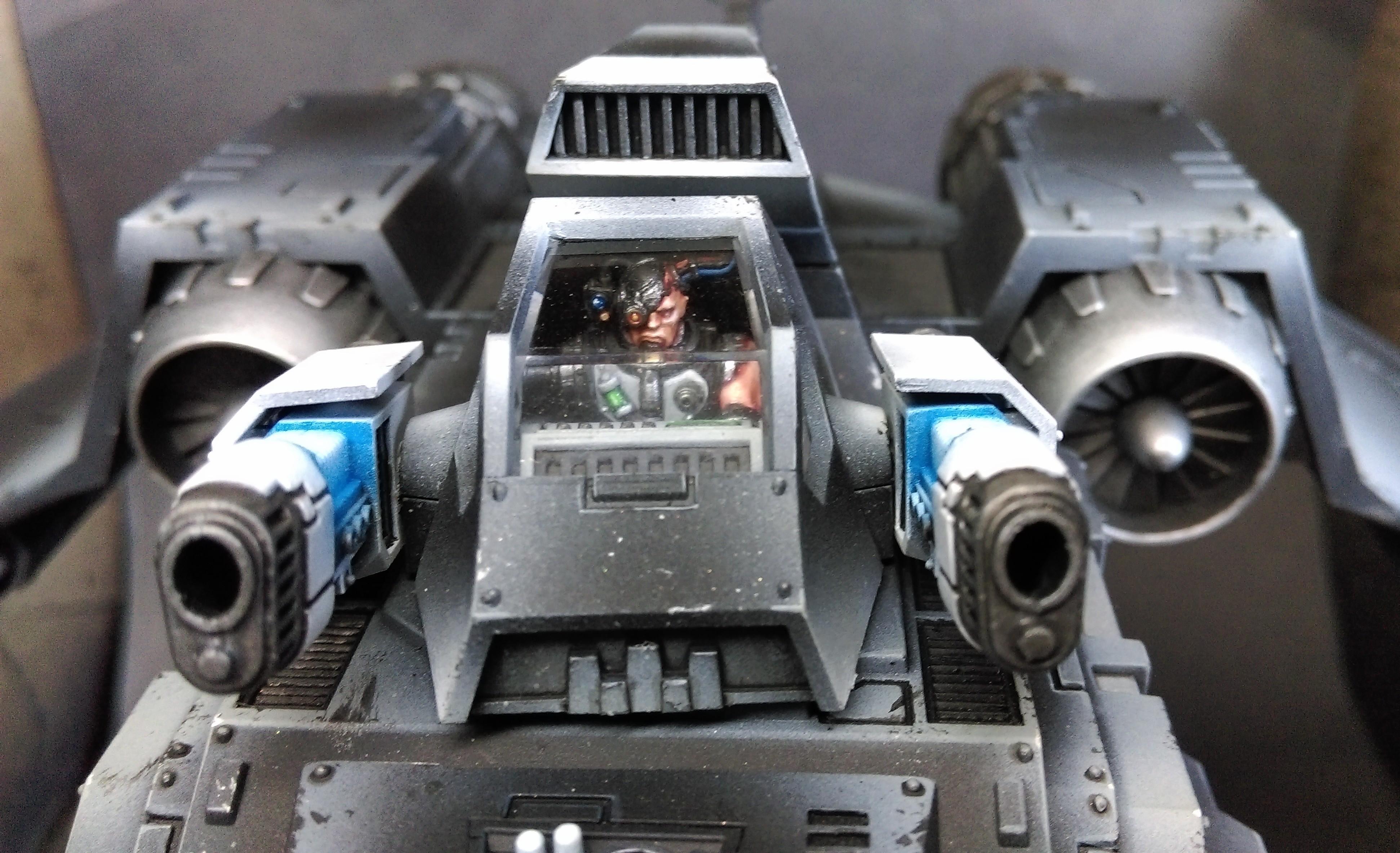 Flyer, Iron Hands, Space Marines, Stormraven, Warhammer 40,000
