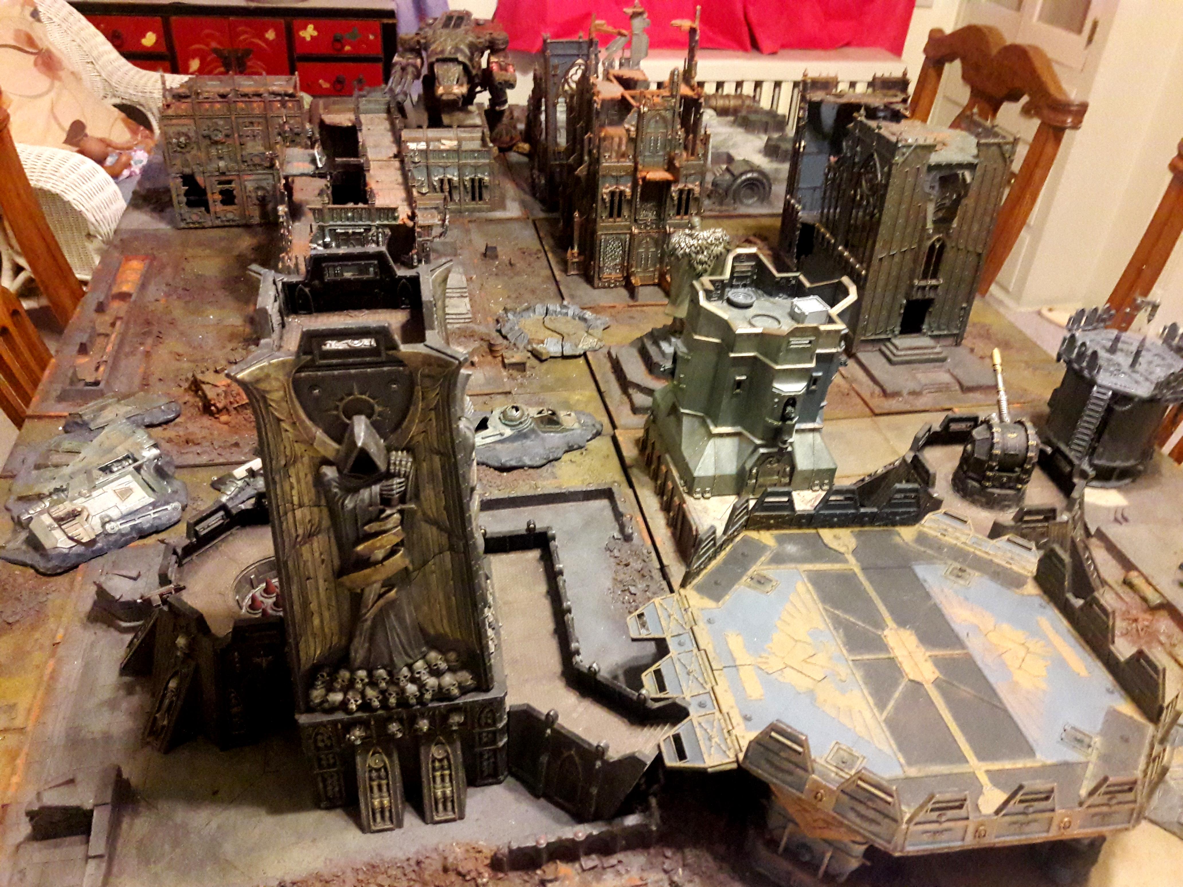Cities Of Death, City, Forge World, Imperial Industrial Sector, Kill Team, Landing Pad, Terrain, Warhammer 40,000
