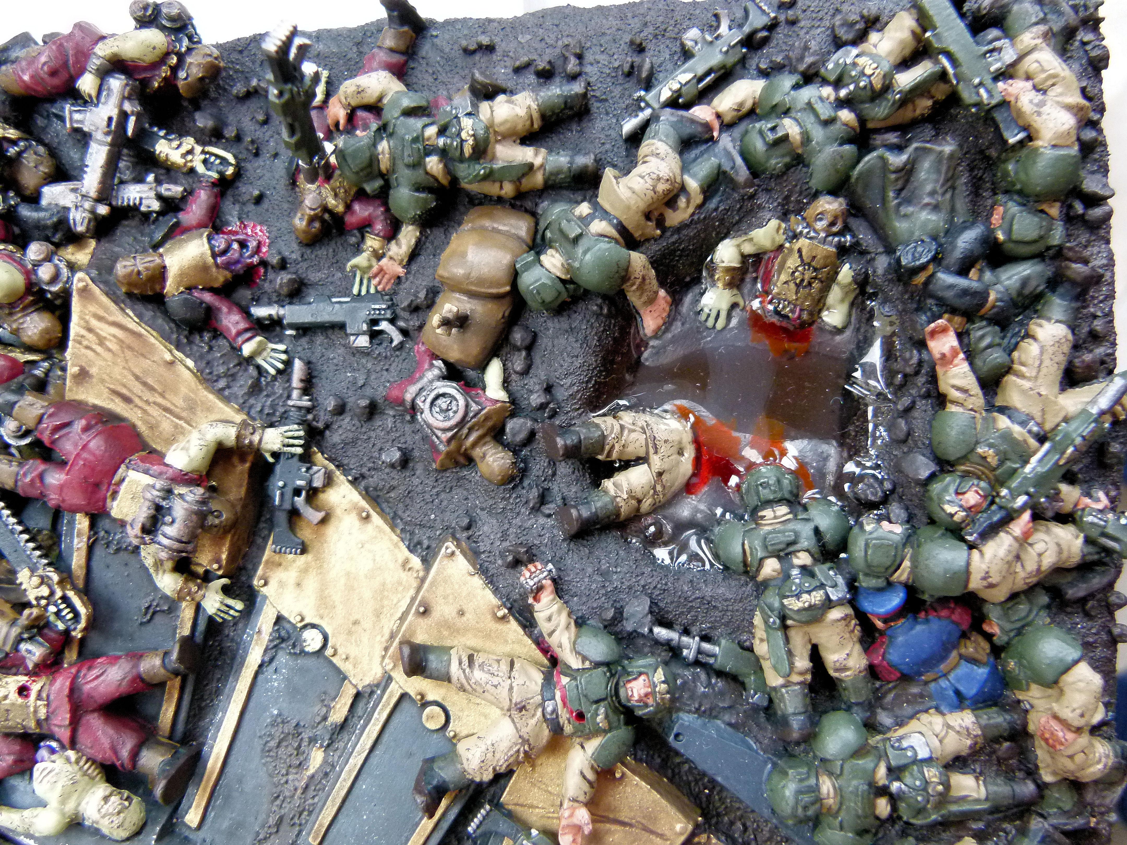 Chaos Vs Imperial Guard Diorama 2