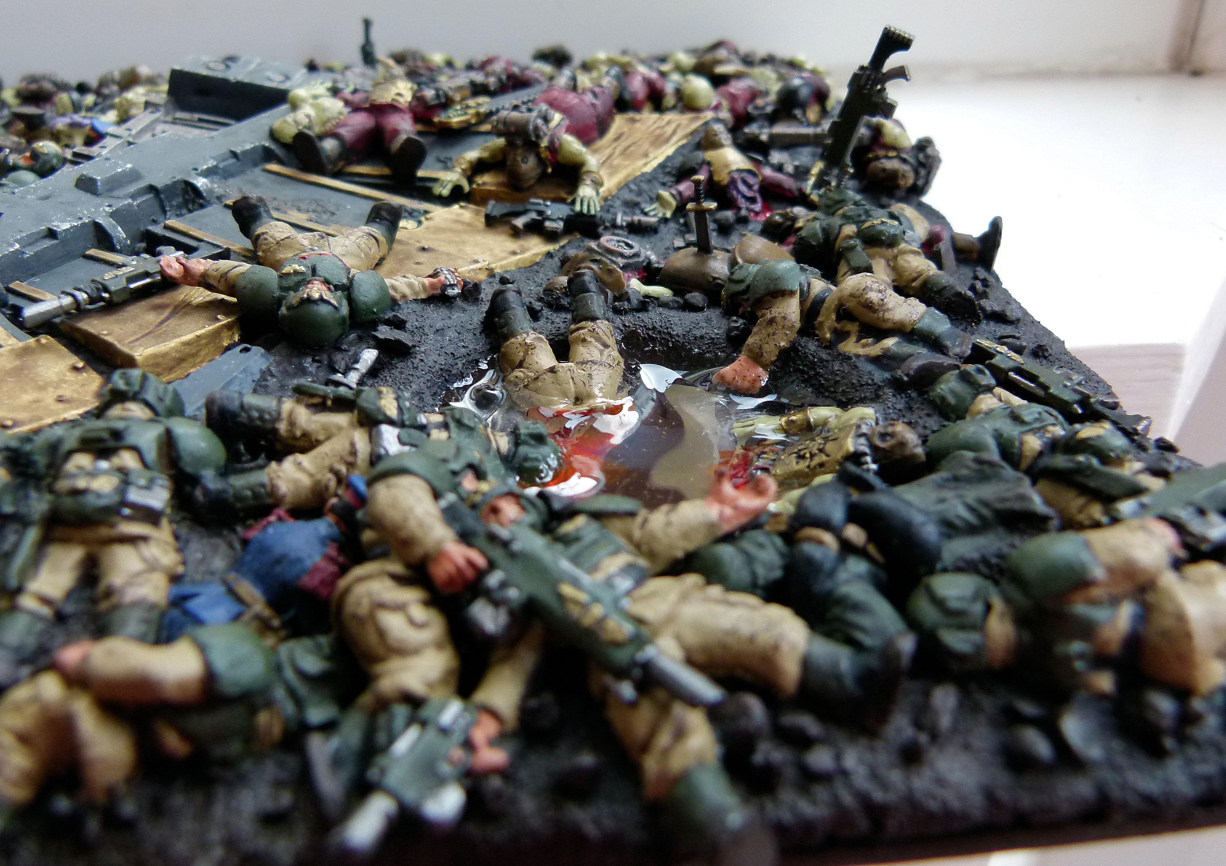 Chaos Vs Imperial Guard Diorama 7