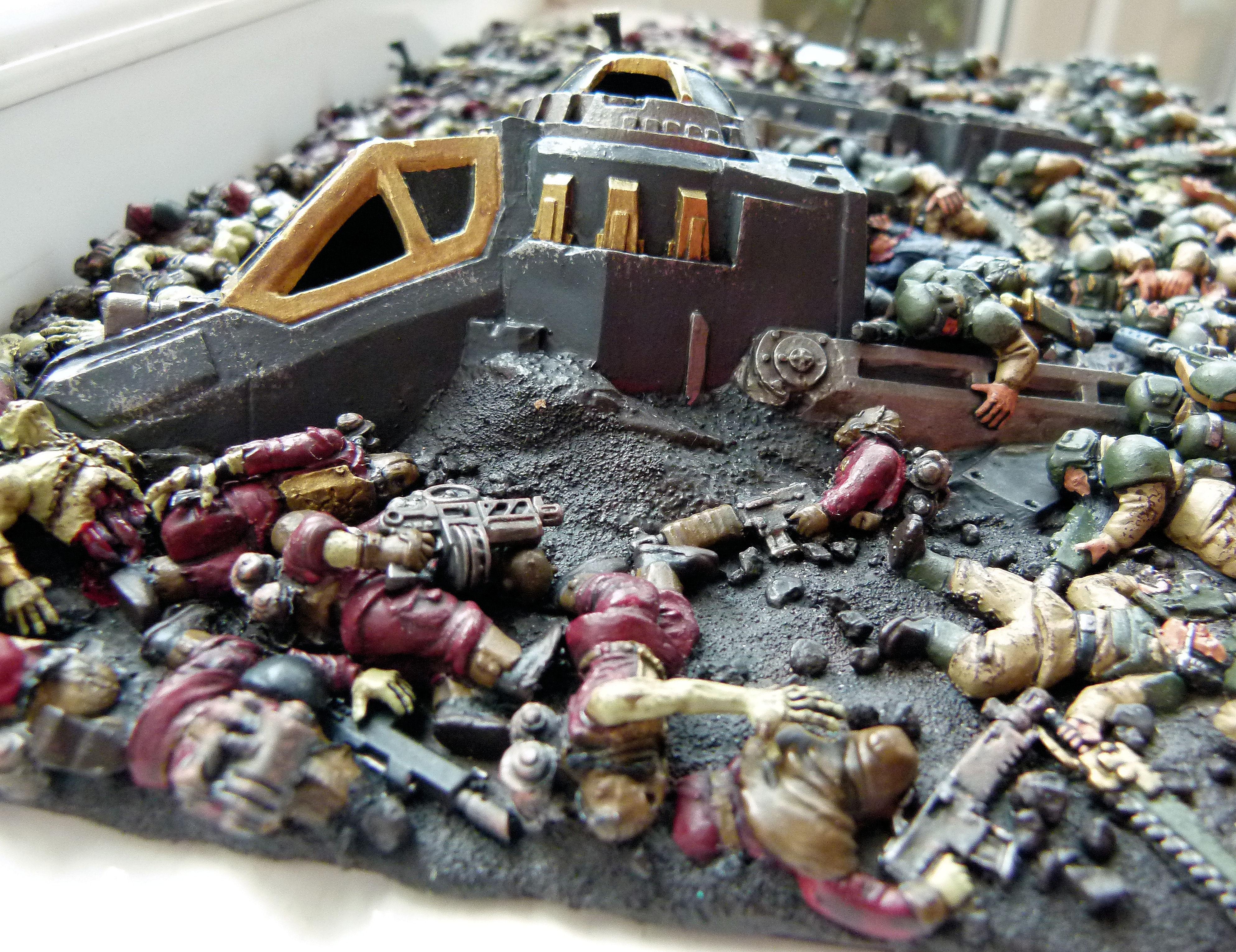Chaos Vs Imperial Guard Diorama 11
