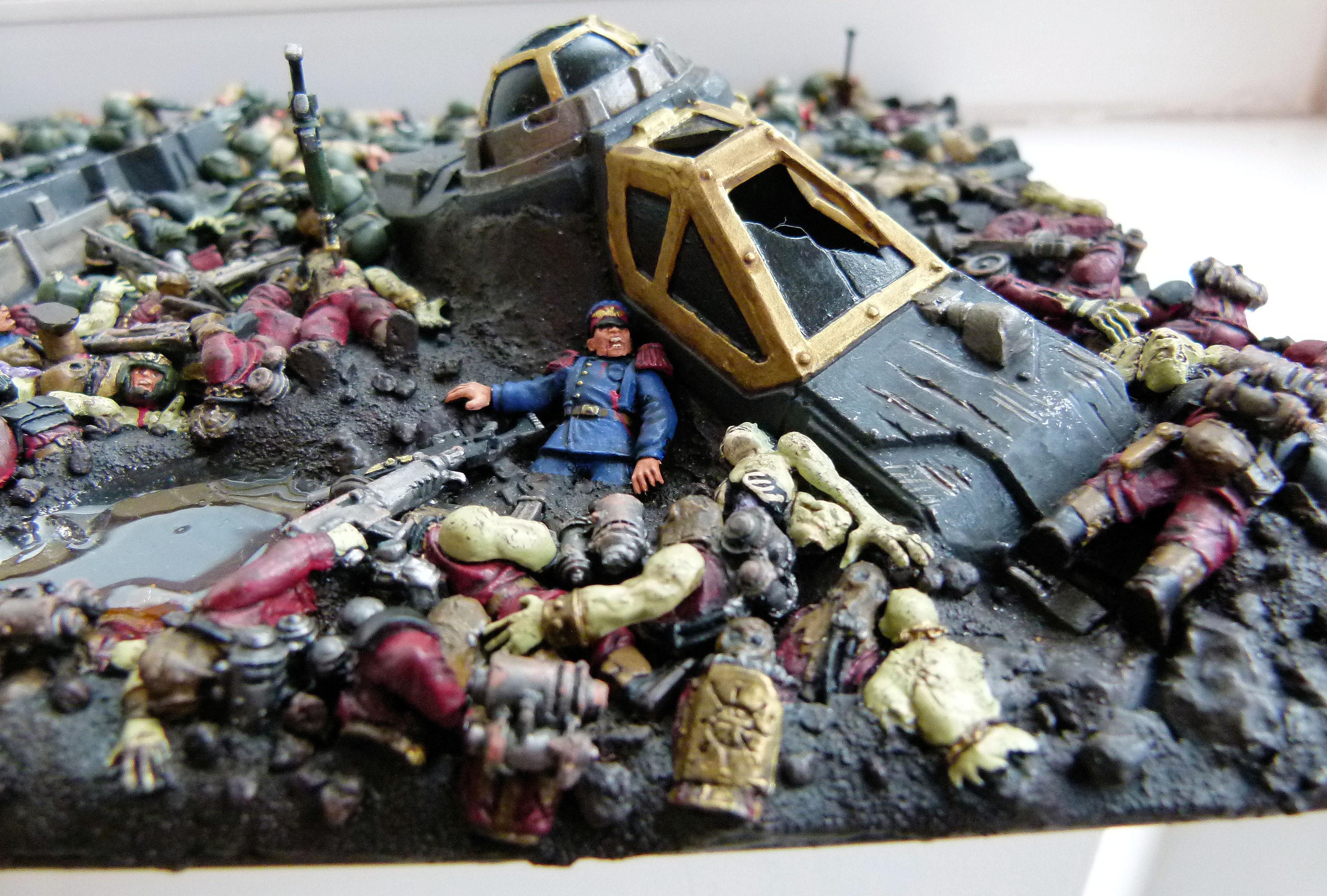Chaos Vs Imperial Guard Diorama 14