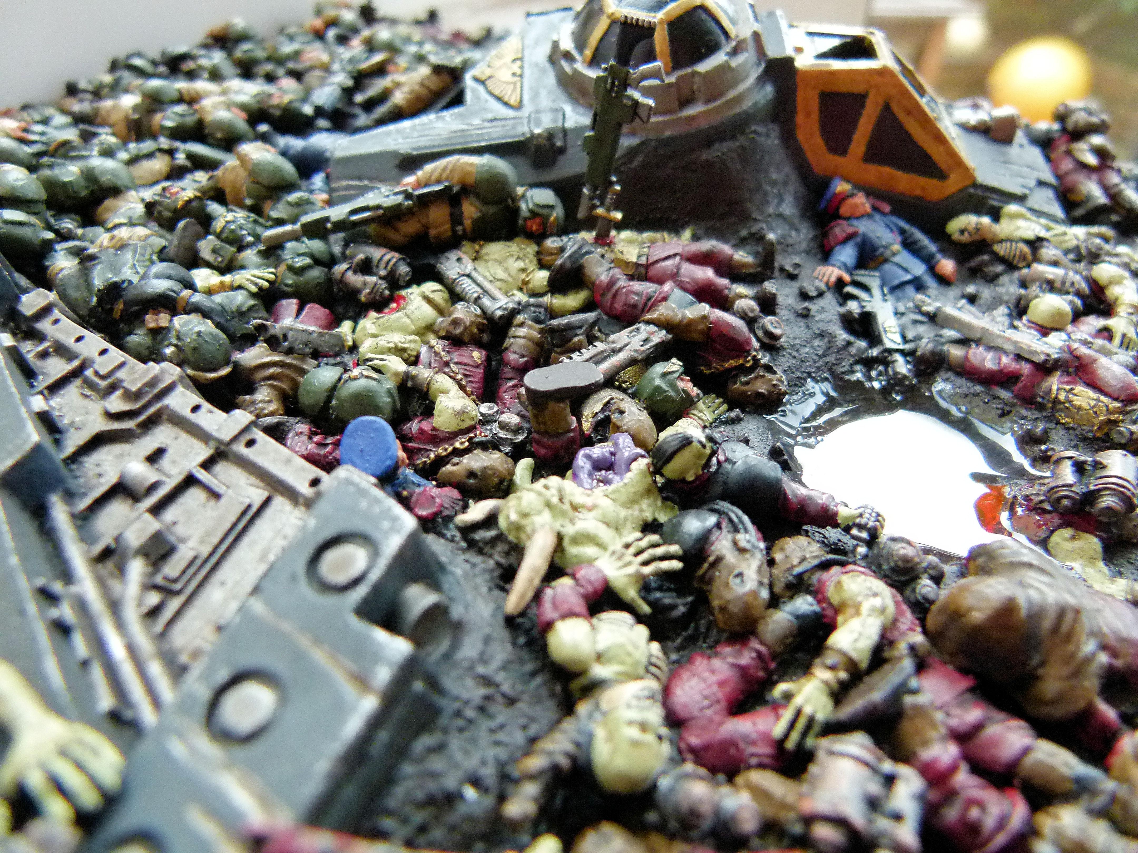 Chaos Vs Imperial Guard Diorama 16