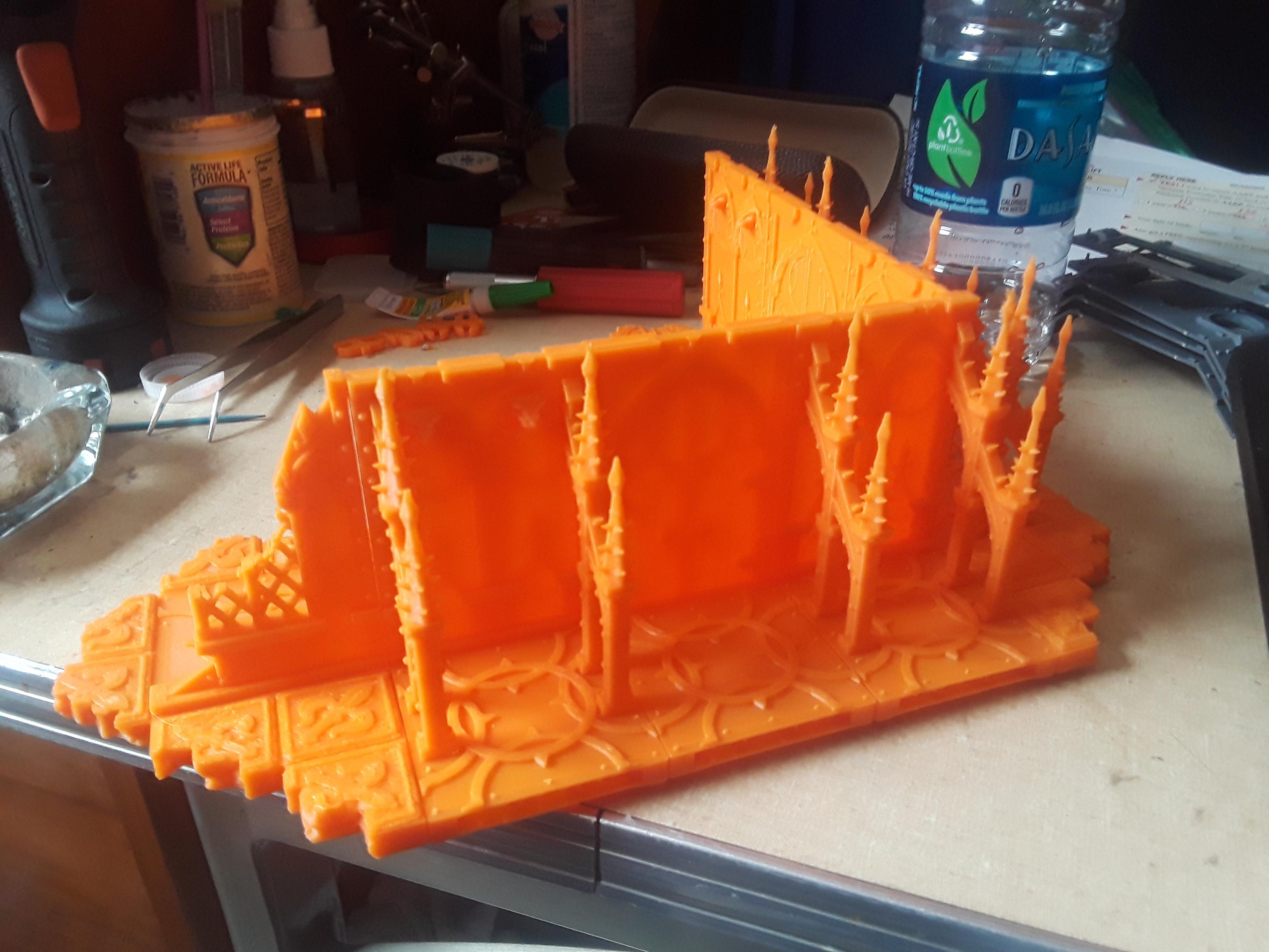 3D prints Gothic ruins