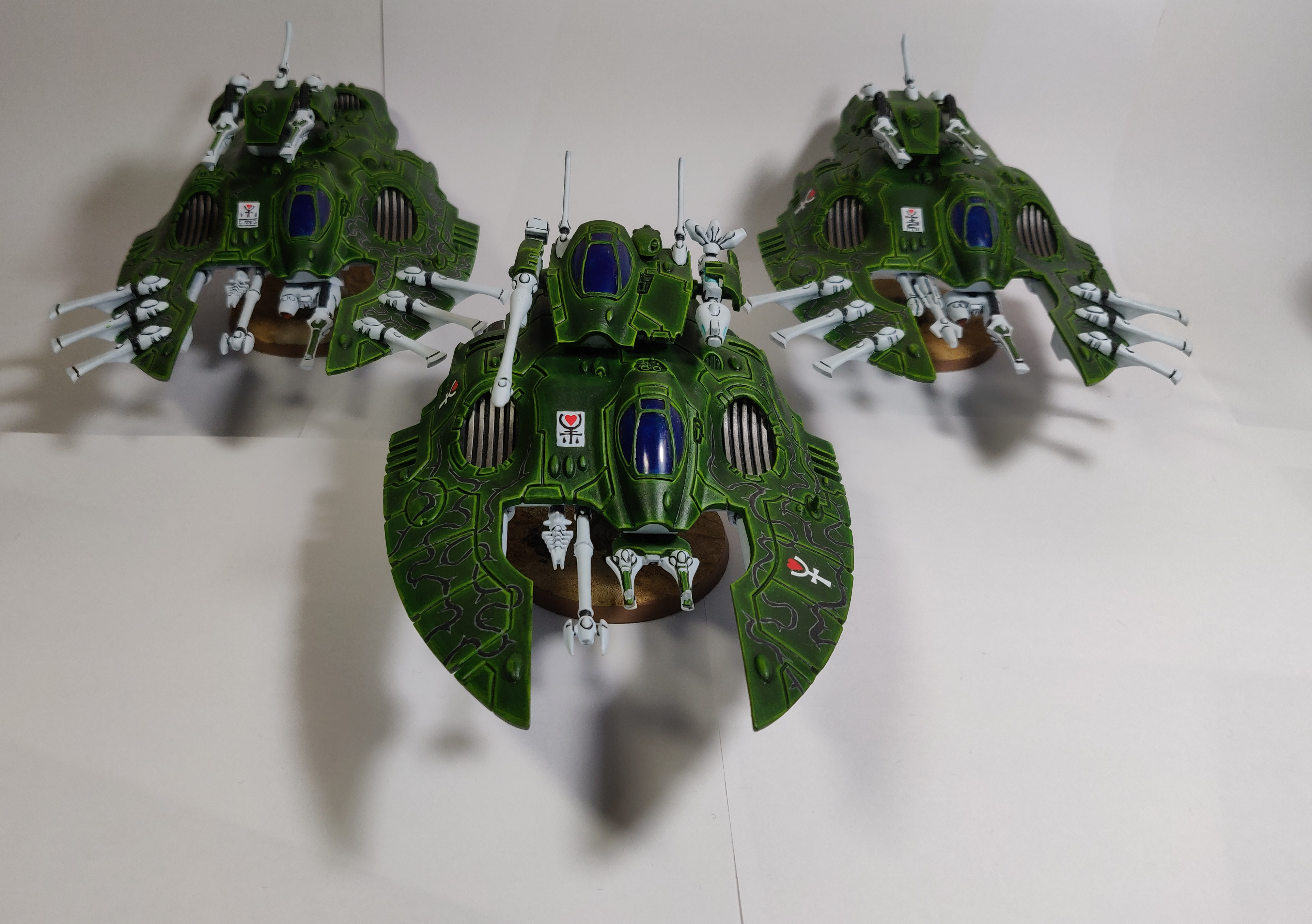 Biel-tan, Eldar, Biel-Tan Grav-Tanks Group Shot 2
