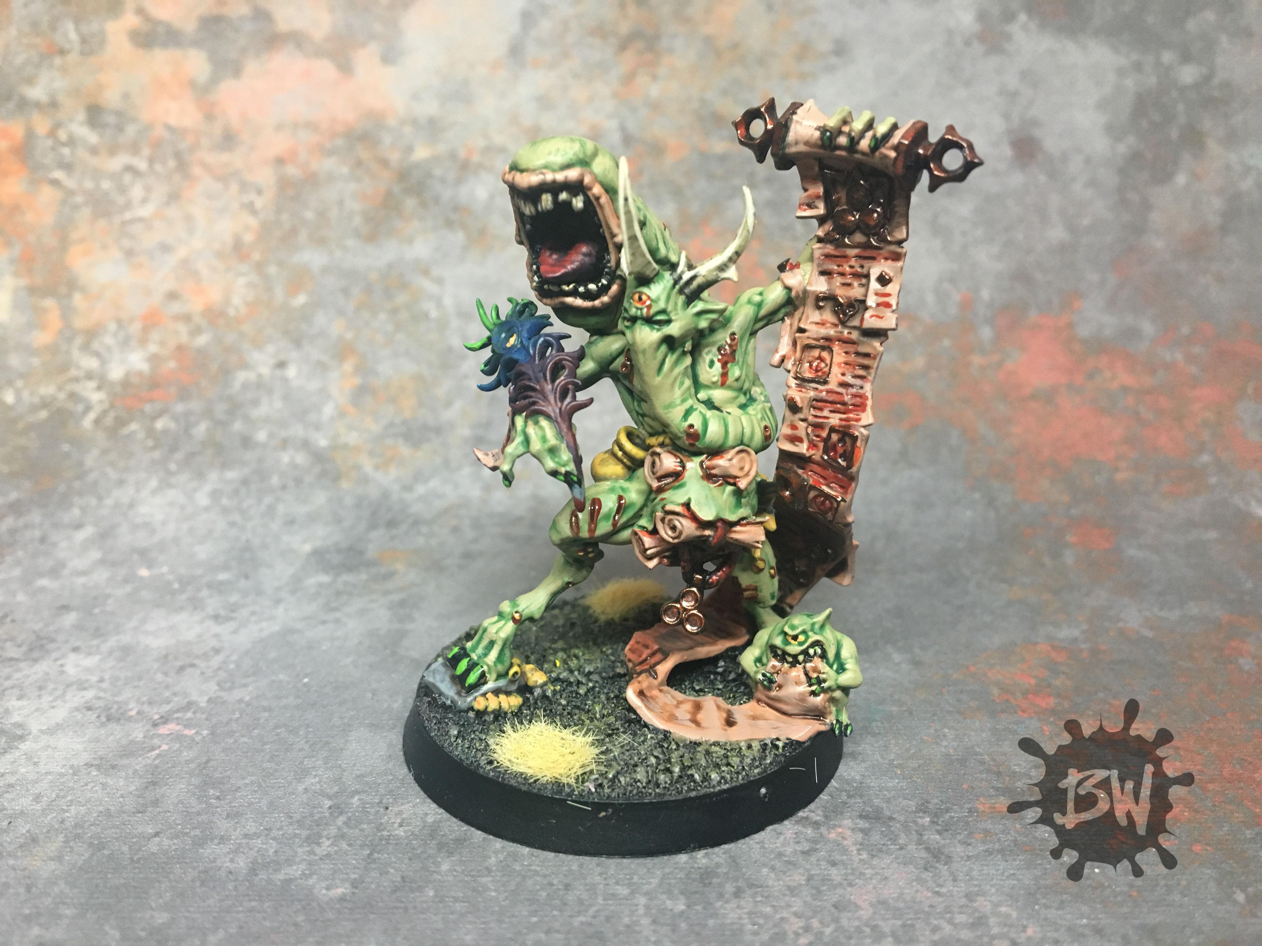Age Of Sigmar, Bawpainting, Chaos, Commission, Daemons, Games Workshop, Nurgle, Painting, Spoilpox Scrivener, Warhammer 40,000, Warhammer Fantasy