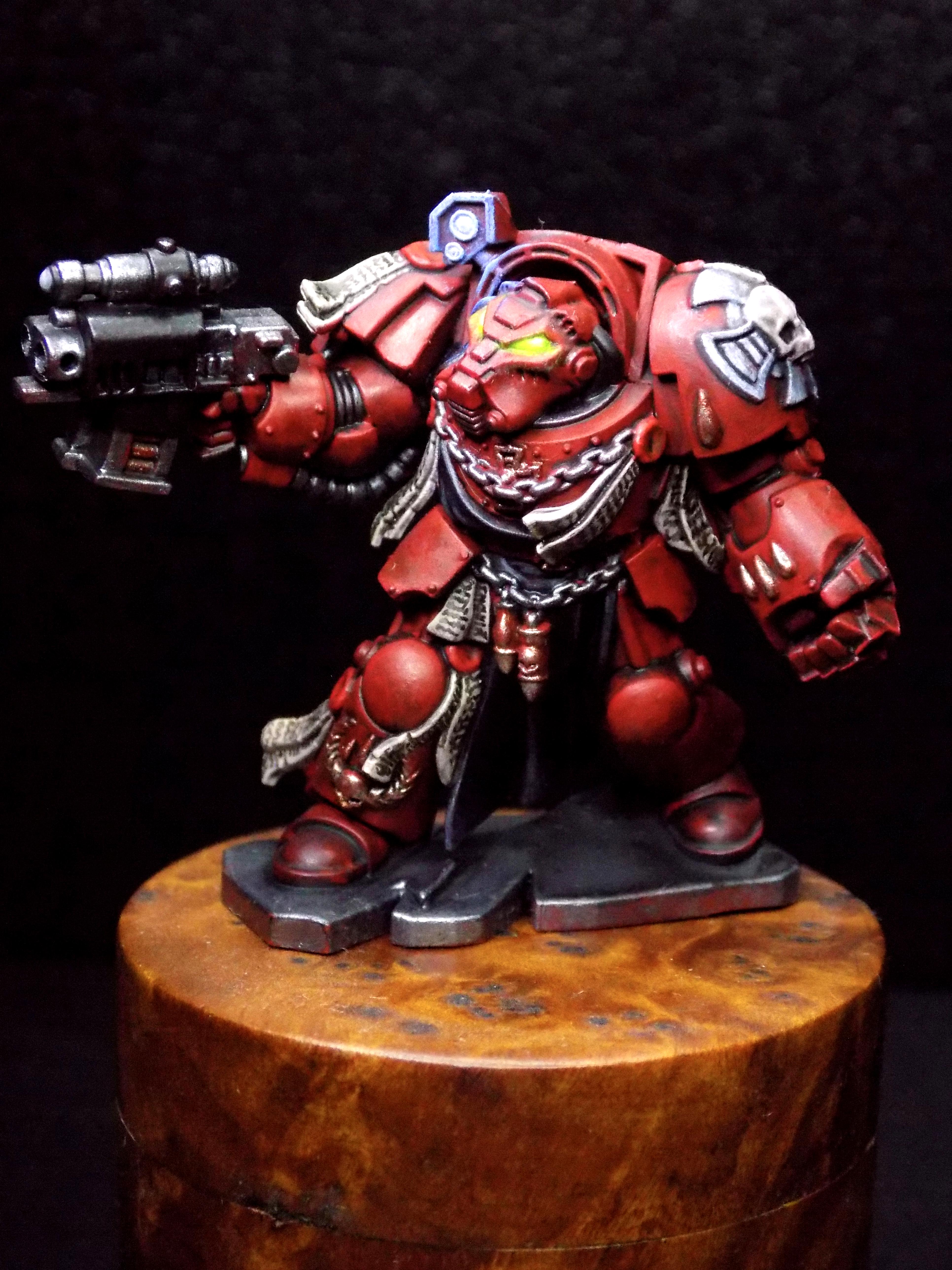 Blood Angels, Commission, Gem, Object Source Lighting, Space Hulk, Space Marines, Terminator Armor