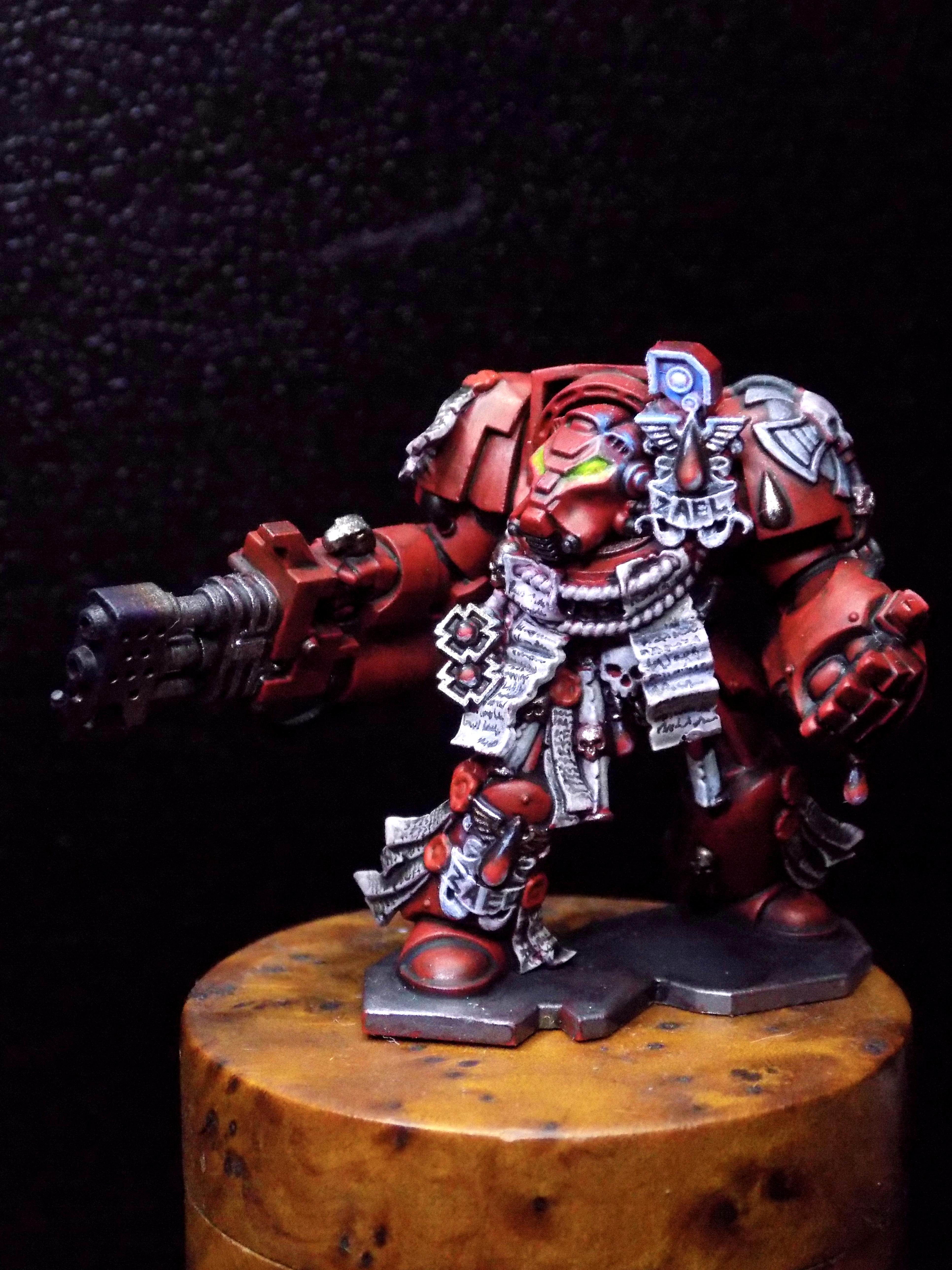 Blood Angels, Commission, Gem, Object Source Lighting, Space Hulk, Space Marines, Terminator Armor