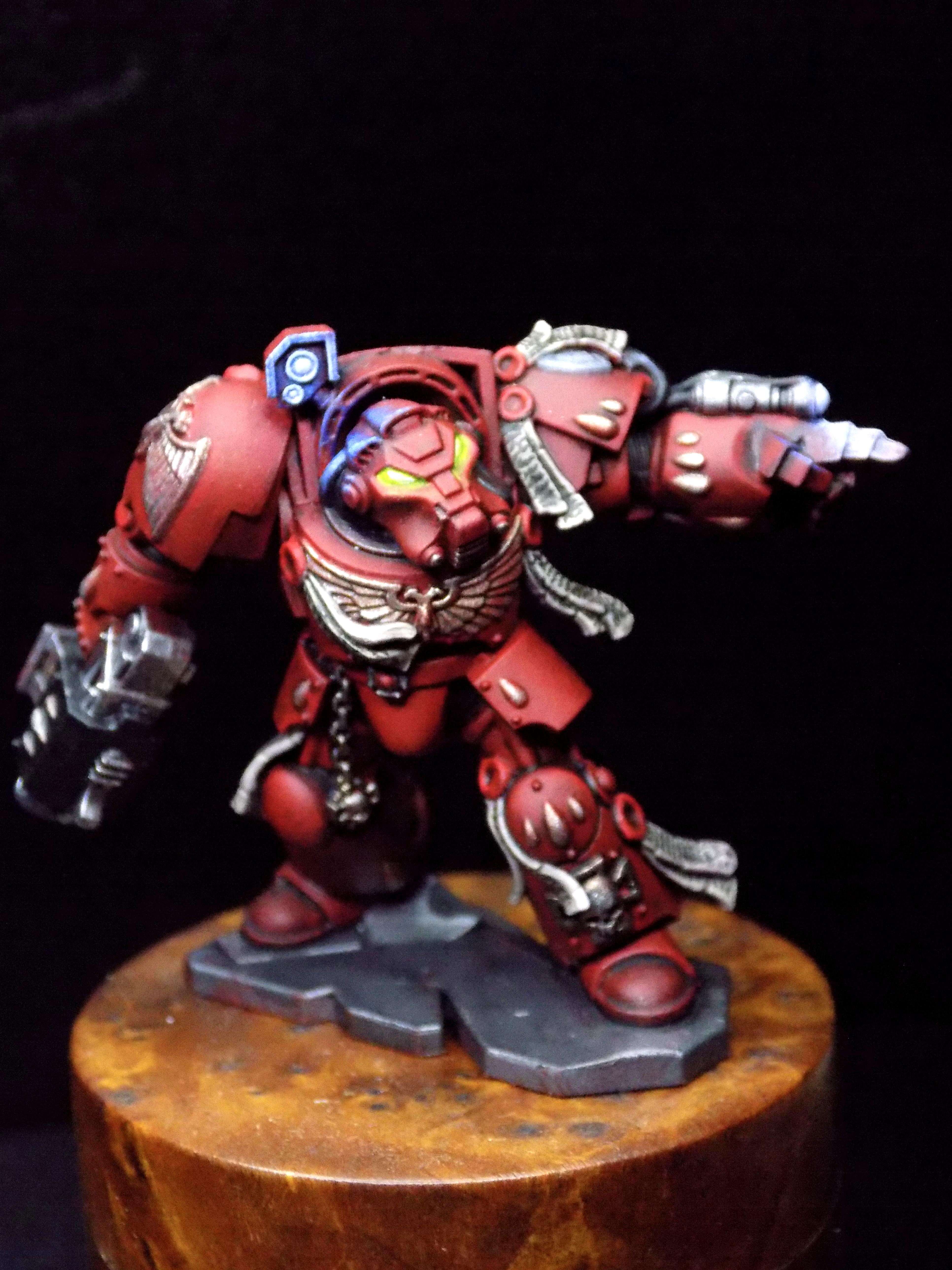 Blood Angels, Commission, Gem, Object Source Lighting, Space Hulk, Space Marines, Terminator Armor