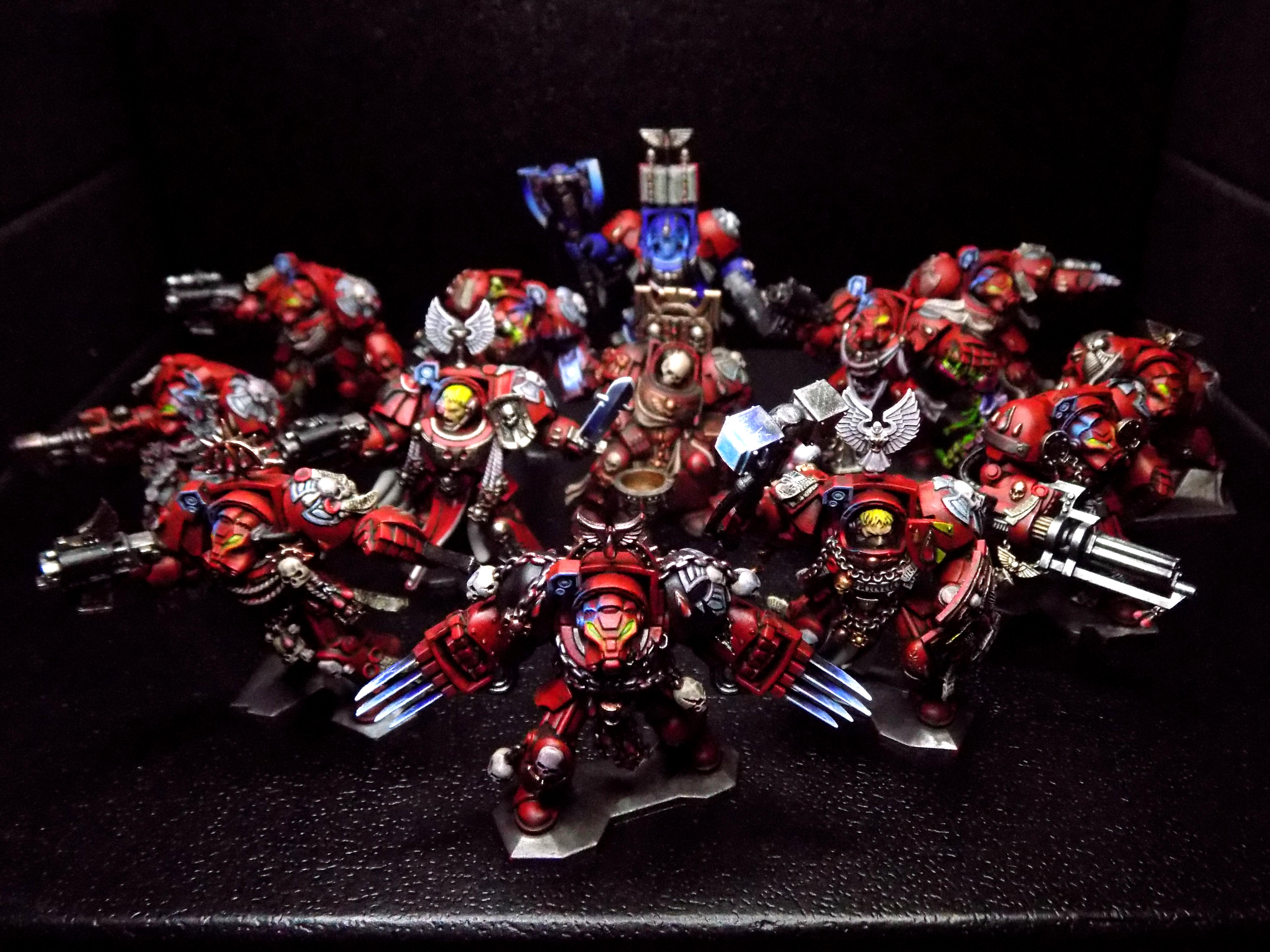 Blood Angels, Commission, Gem, Object Source Lighting, Space Hulk, Space Marines, Terminator Armor