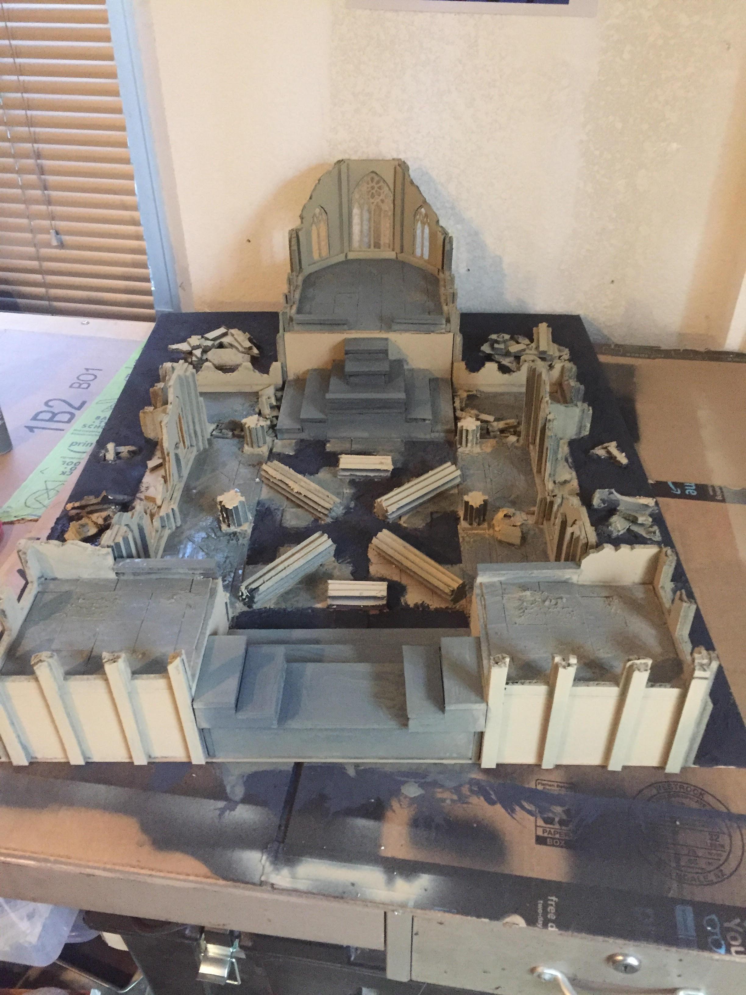Ruins, Scratch Build, Temple, Terrain