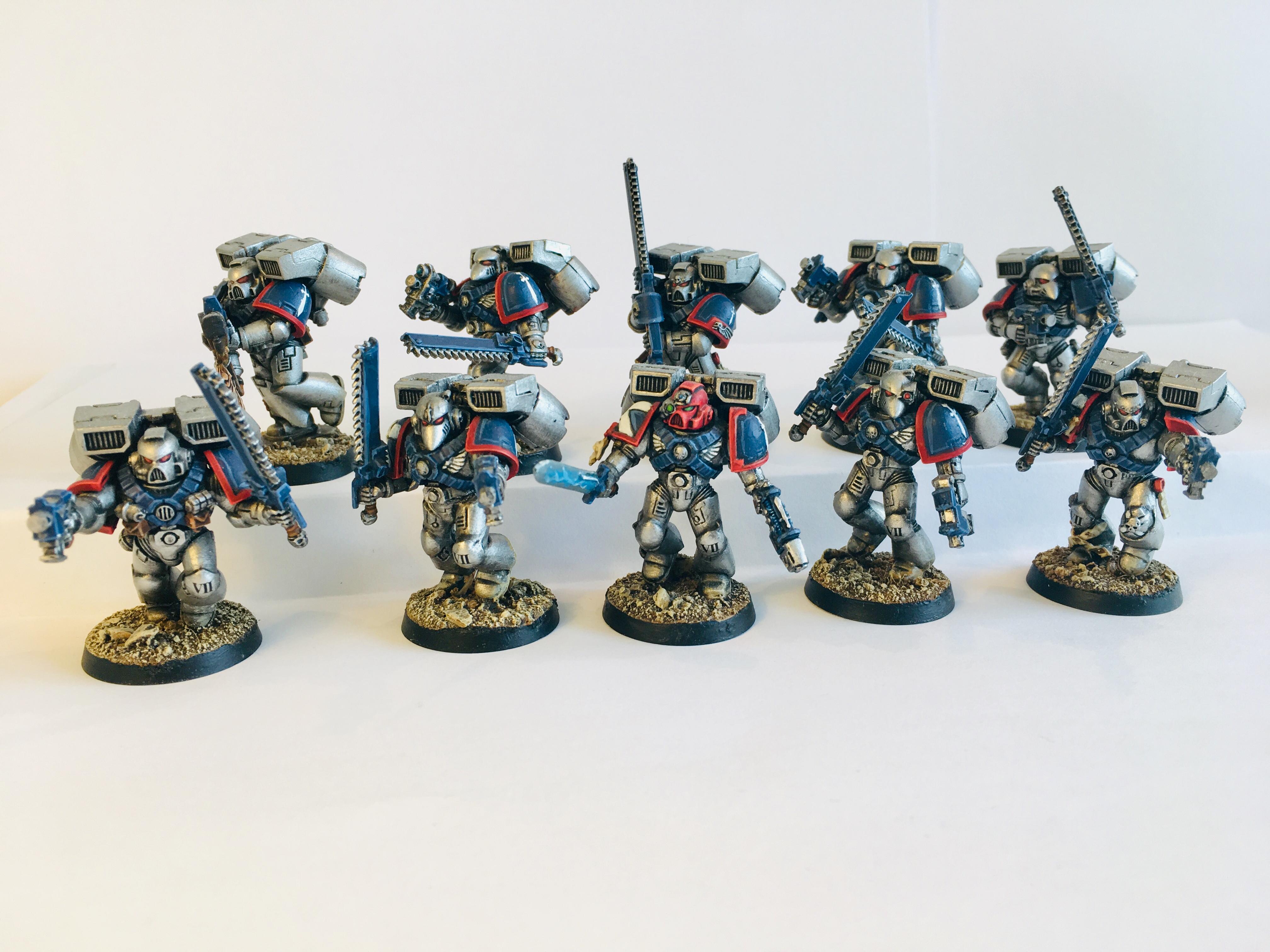 Assault Squad, Brotherhood Of The Sword, Space Marines