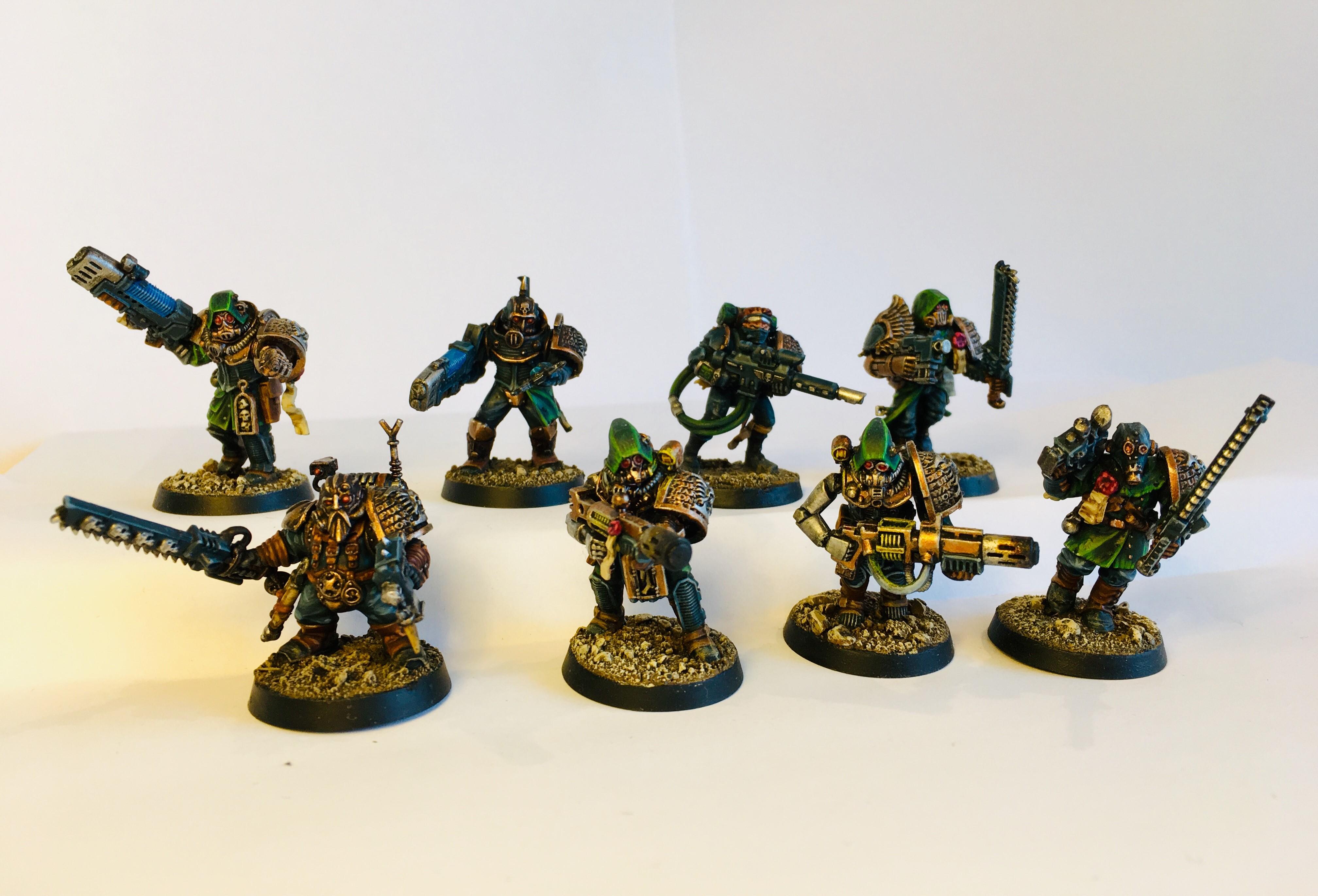 Chaos Cultists, Conversion, Inquisition, Inquisition Acolytes, Kharadron Arkanaut, Neophyte Hybrids, Skitarii Rangers