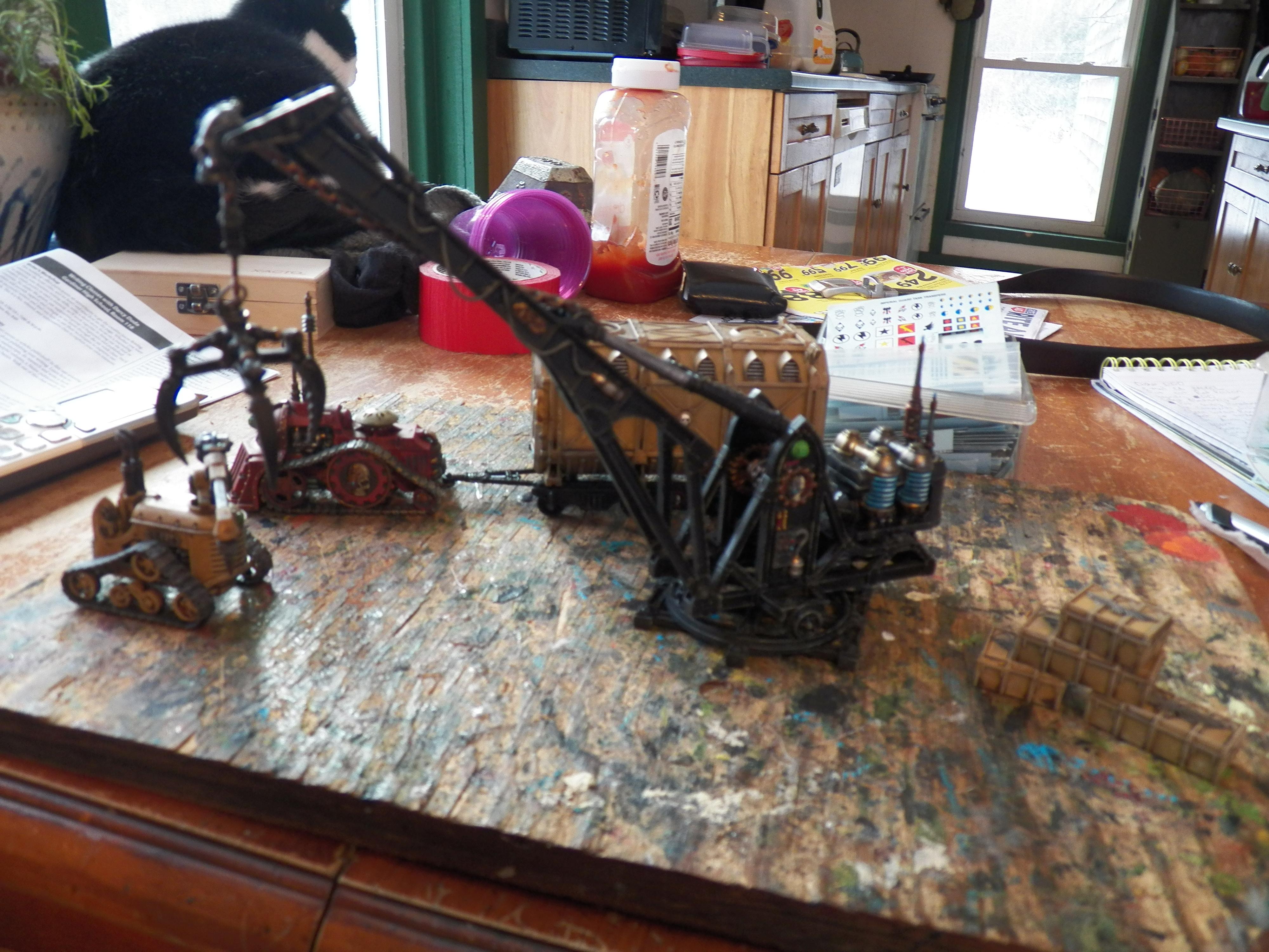 Crane, Tractors