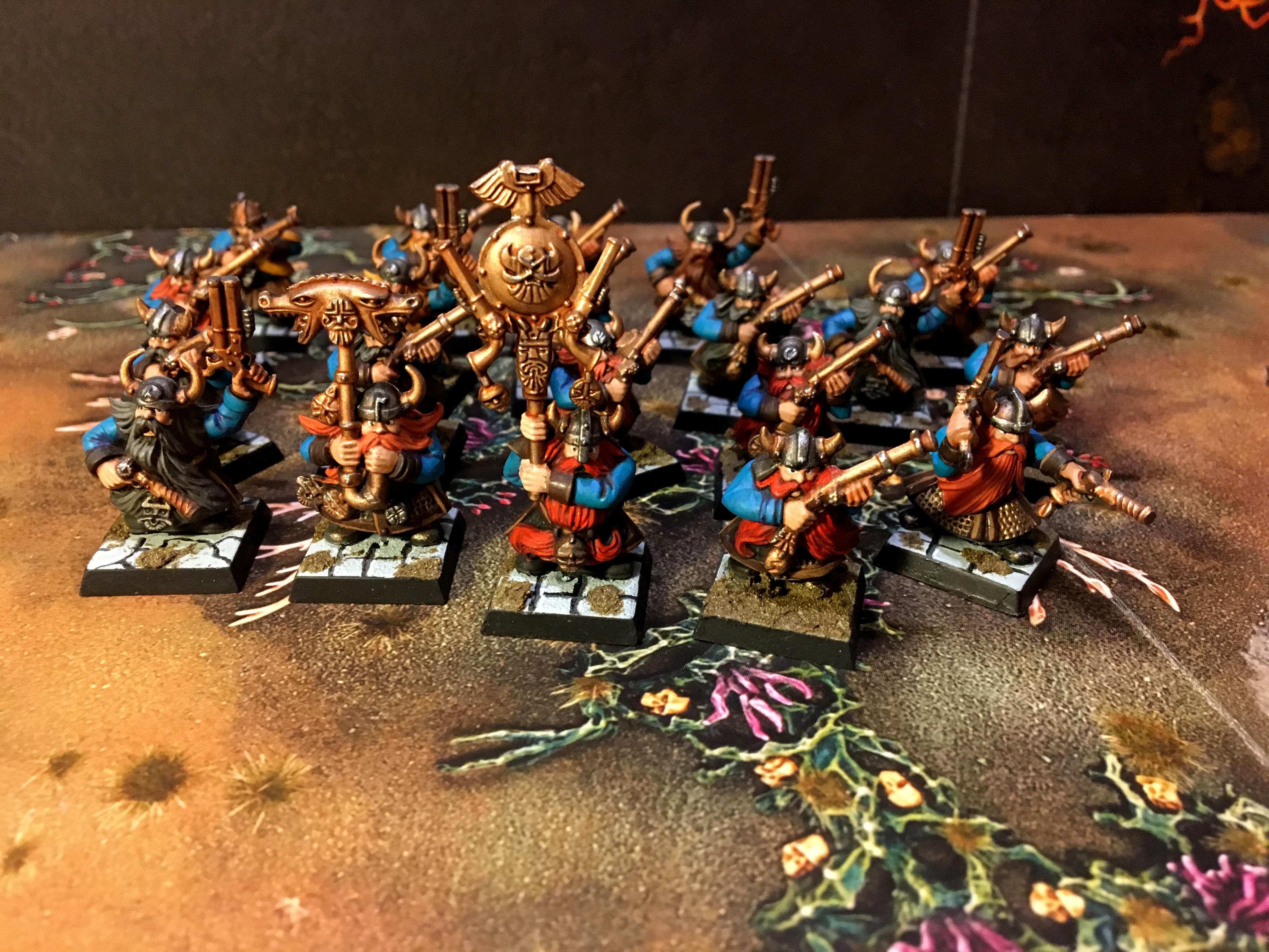 Age Of Sigmar Thunderers, Dwarf Shooting Unit, Dwarf Shooty Units, Gw Thunderers, Thunderers, Warhammer Thunderers