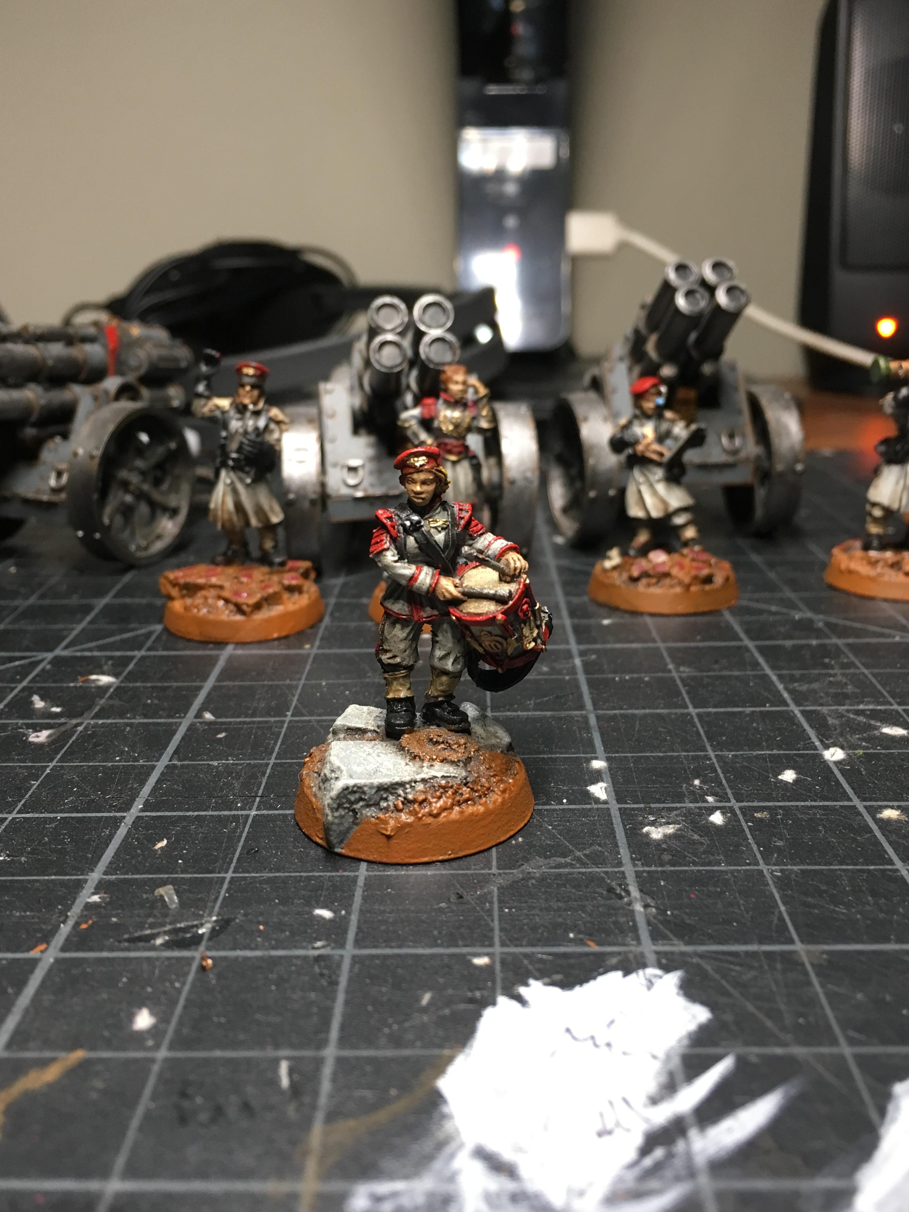 Drummer, Infantry, Victoria Miniatures, Warhammer 40,000