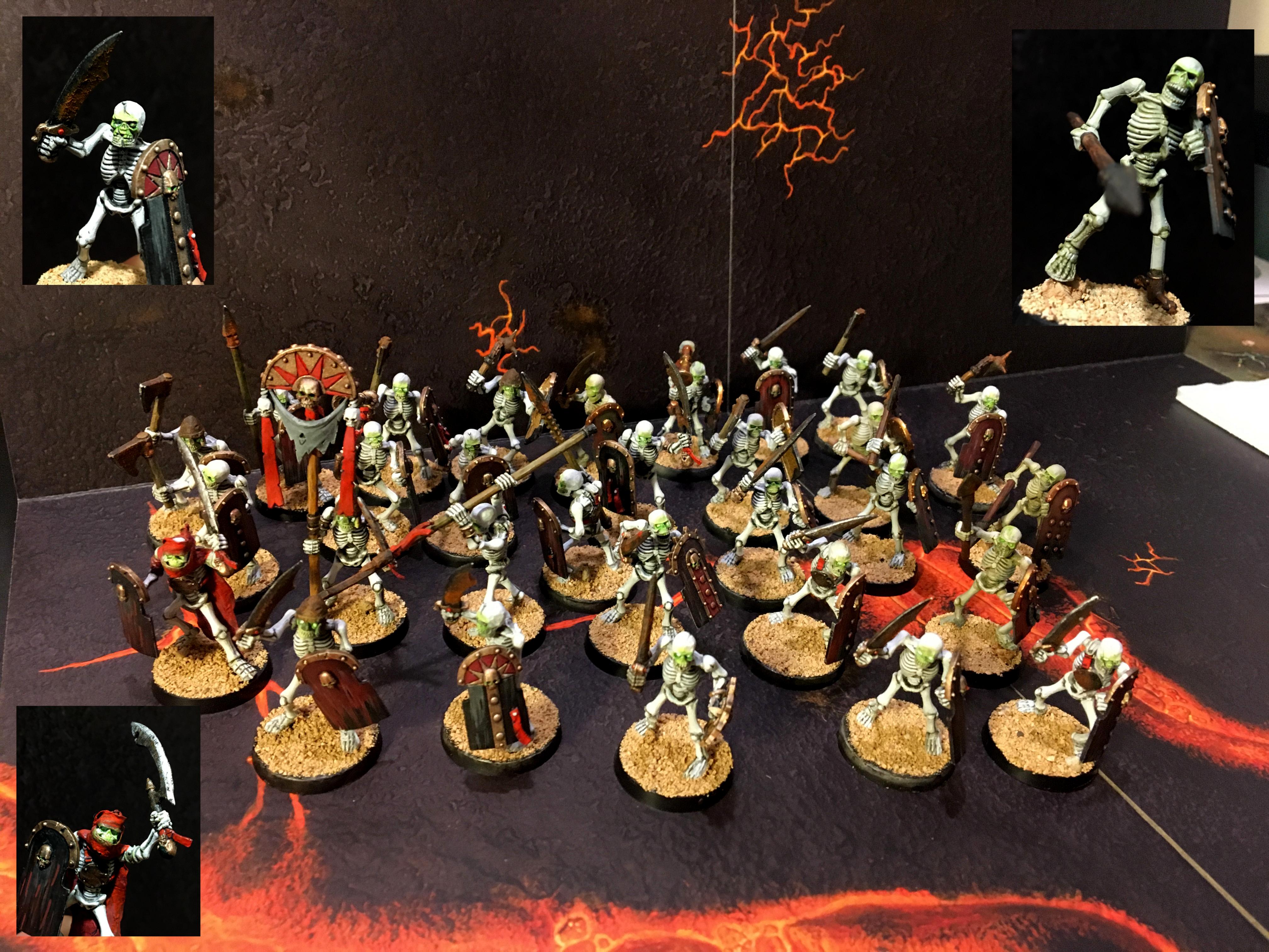 Age Of Sigmar Death, Death Alliance, Death Forces, Forces Of Death, Glowing, Skeletons, Undead