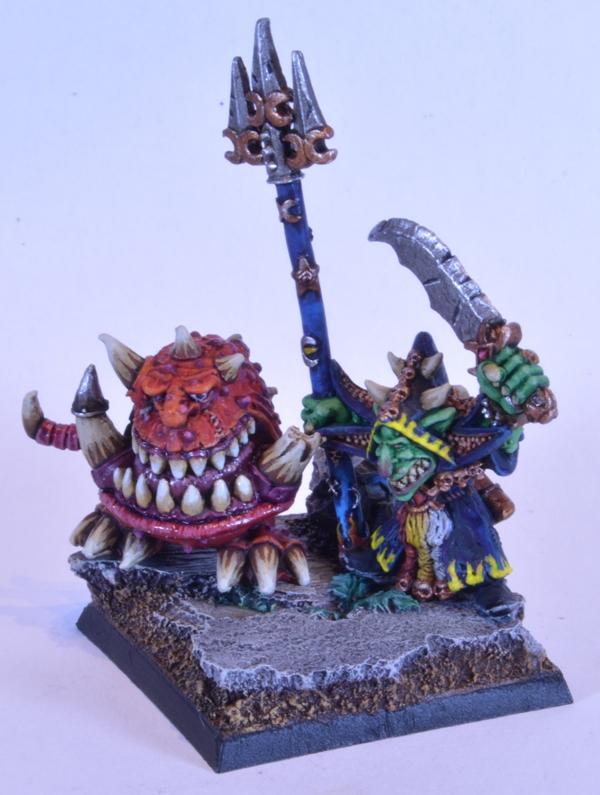 Gobbla, Goblins, Shaman, Skarsnik, Skarsnik And Gobbla, Squigs, Warlord