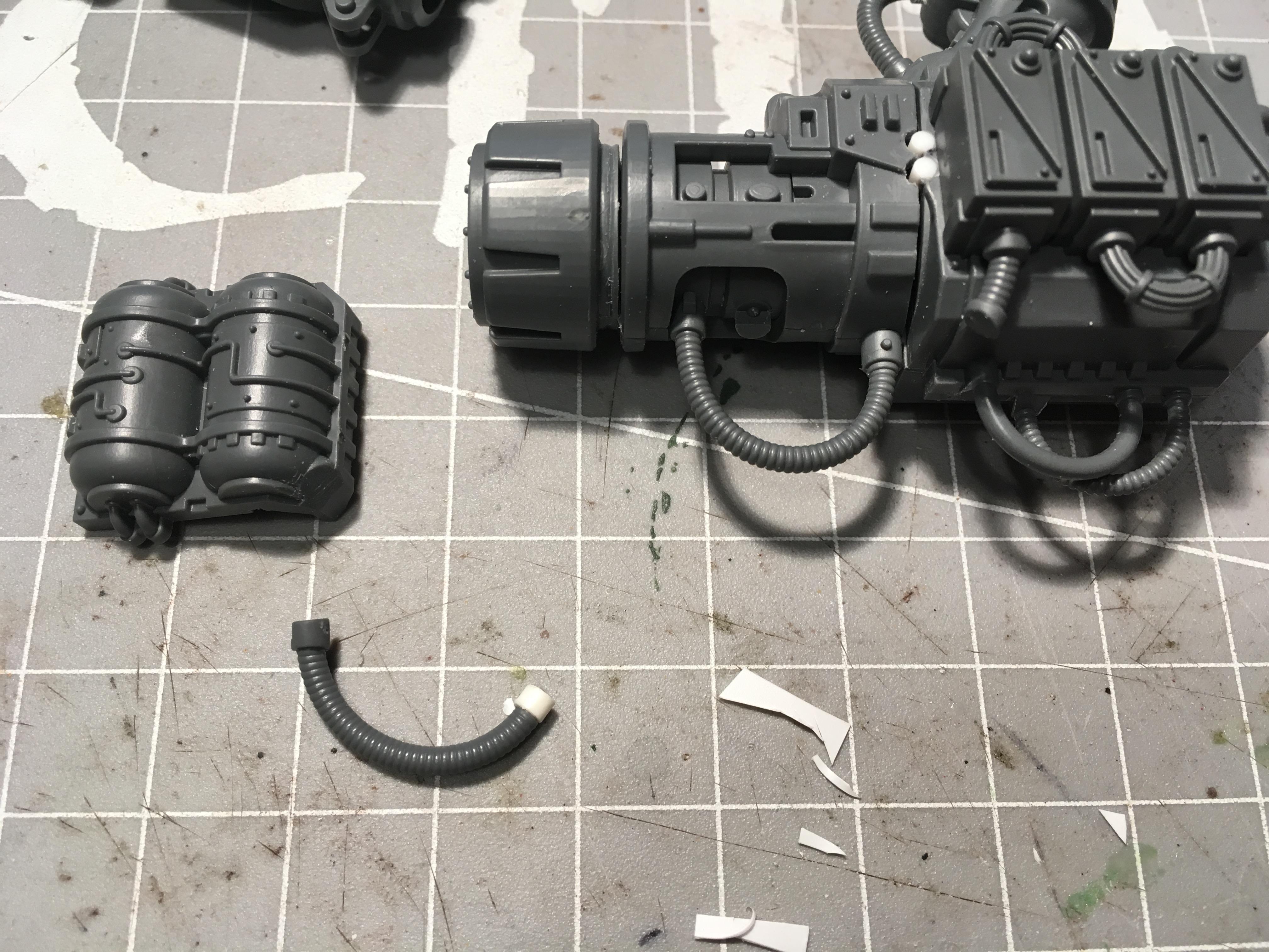 Imperial Knights, Magnetisation, Questoris, Warhammer 40,000, Work In Progress
