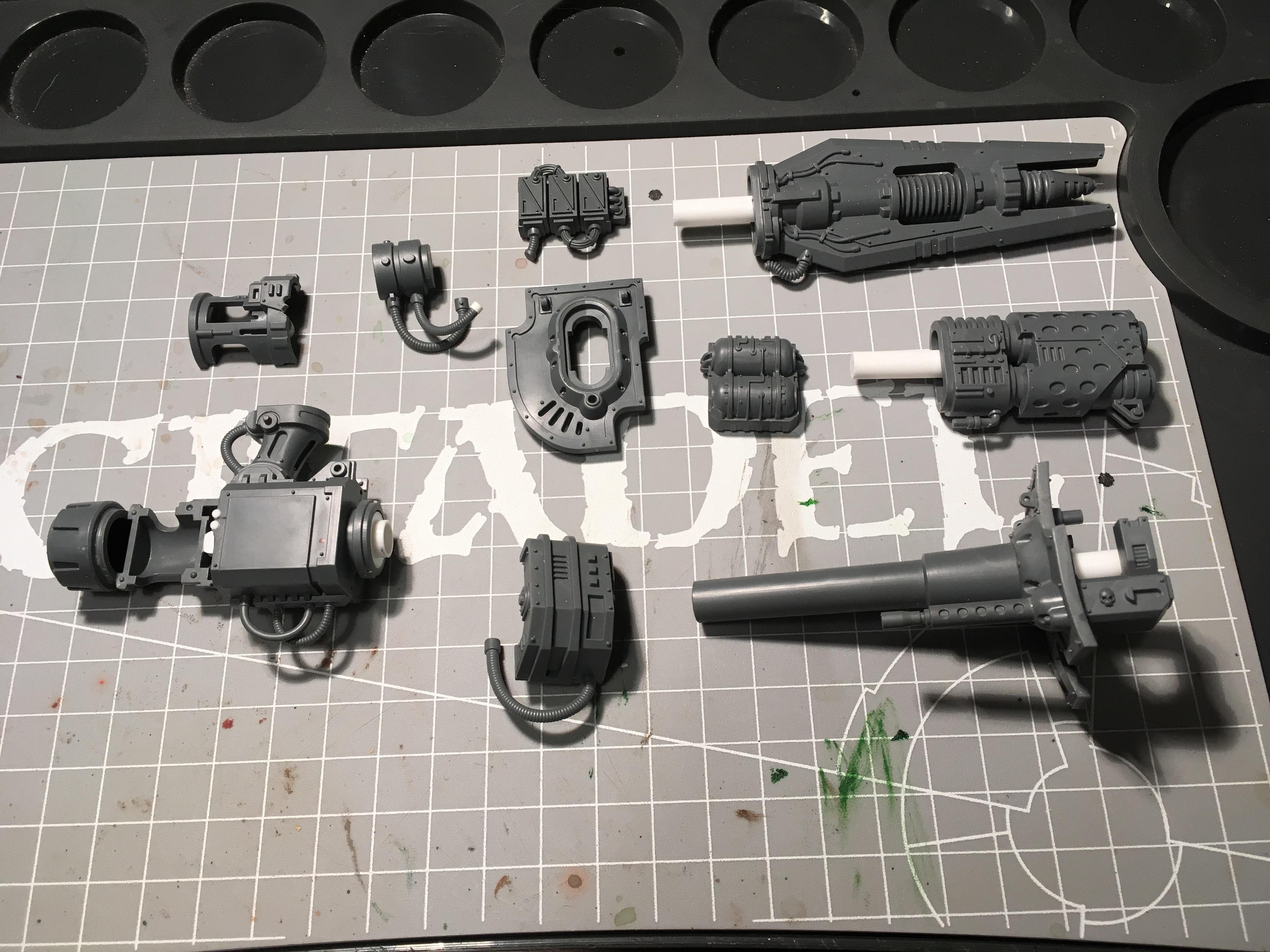 Imperial Knights, Magnetisation, Questoris, Warhammer 40,000, Work In Progress
