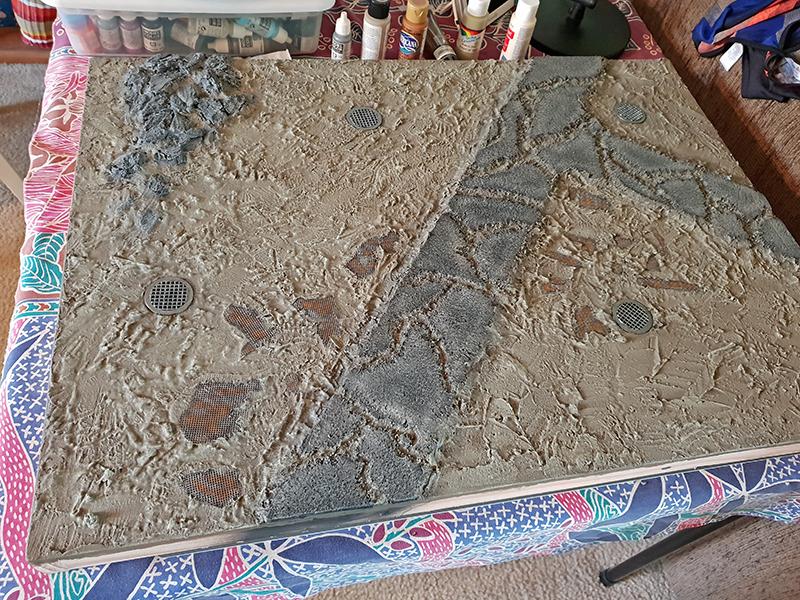 Kill Team board, second attempt at the roadway