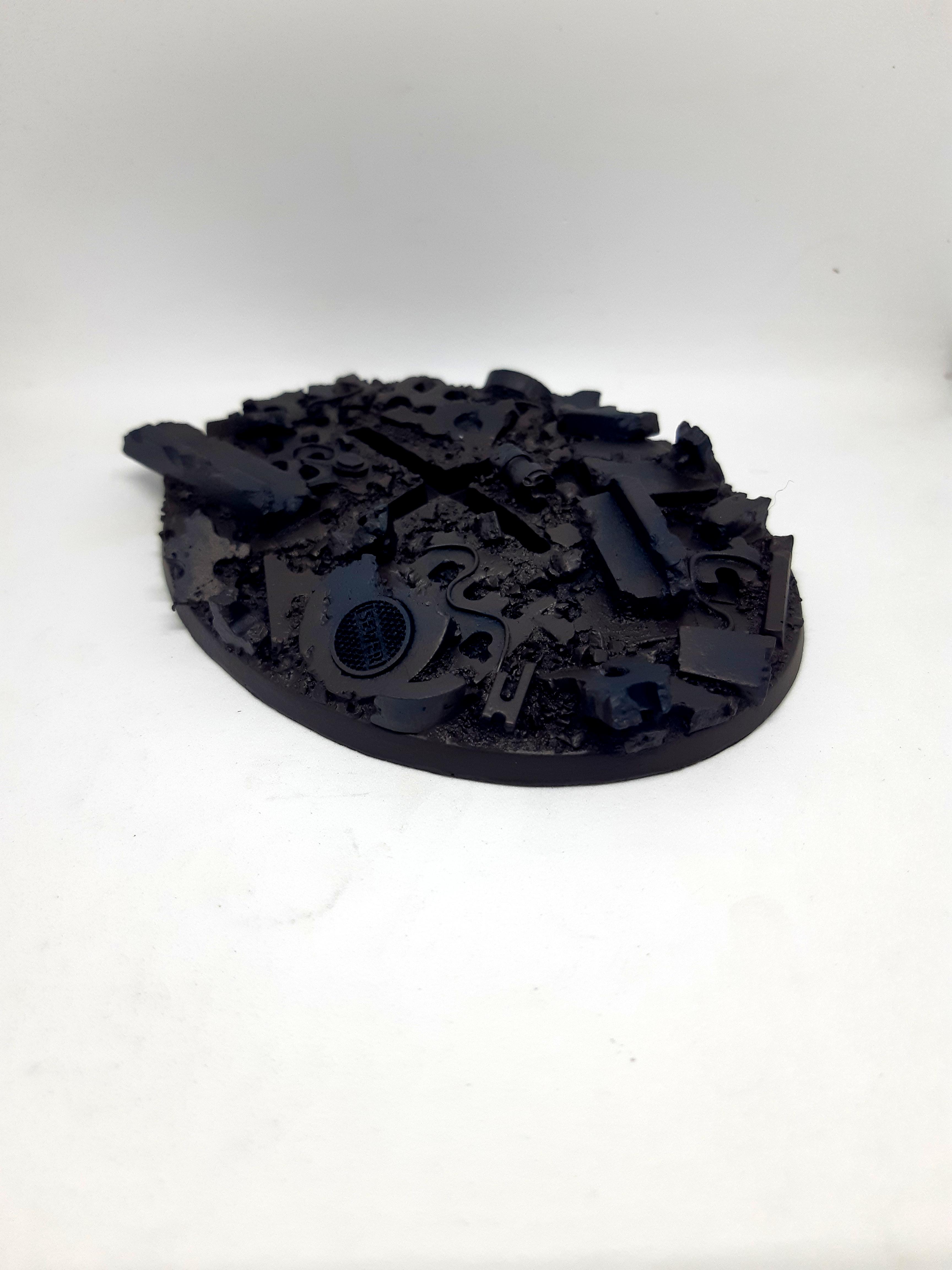 120 Mm, 120mm, Base, Flyer, Kromlech, Oval, Resin, Warhammer 40,000